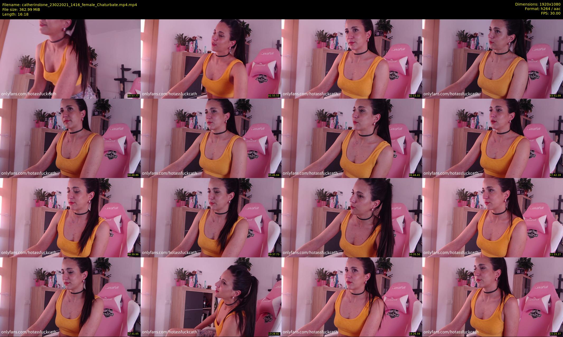 catherinstone — 17 minute Chaturbate female cam show recording, 1080p, Feb 23, 2021