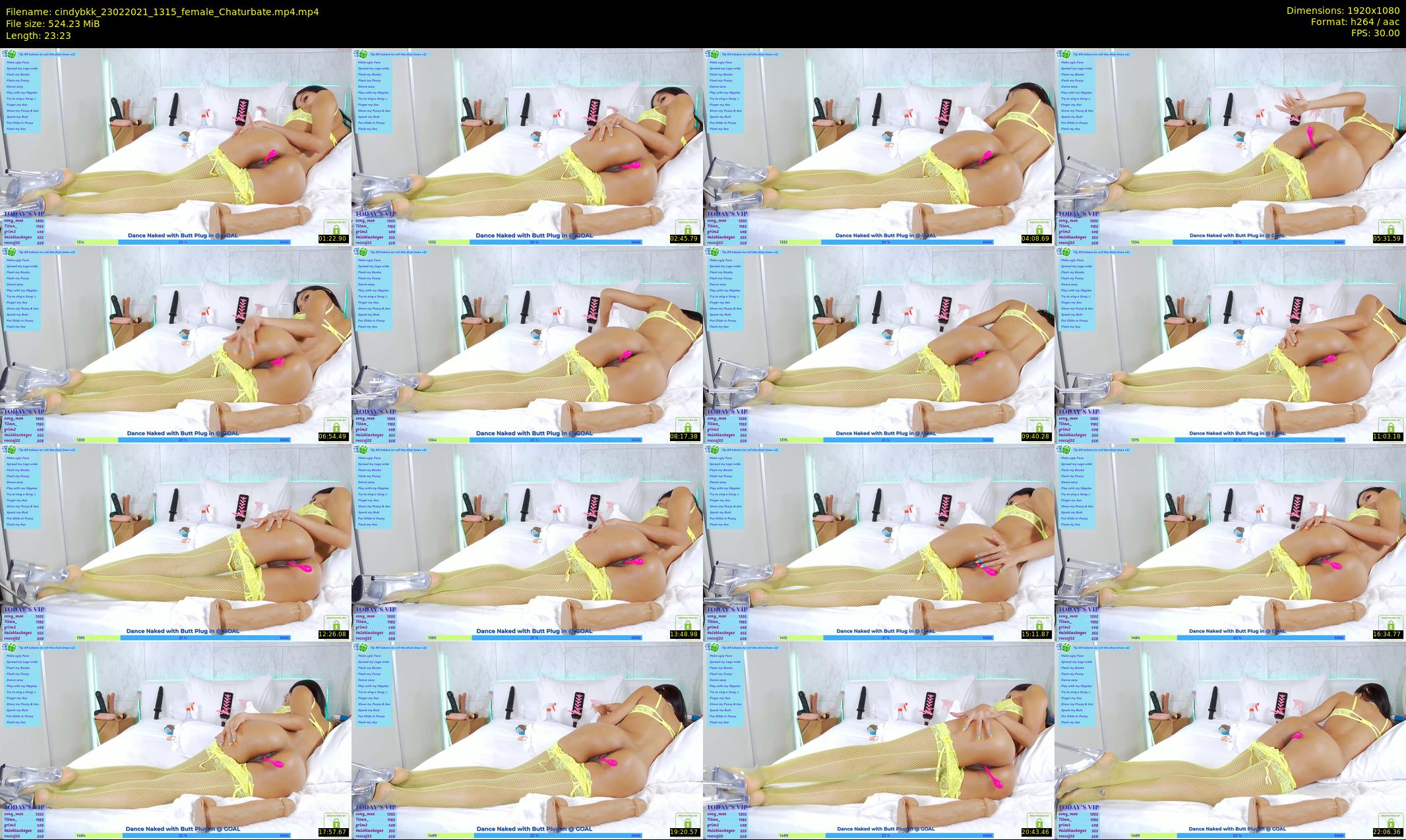 cindybkk — 24 minute Chaturbate female cam show recording, 1080p, Feb 23, 2021