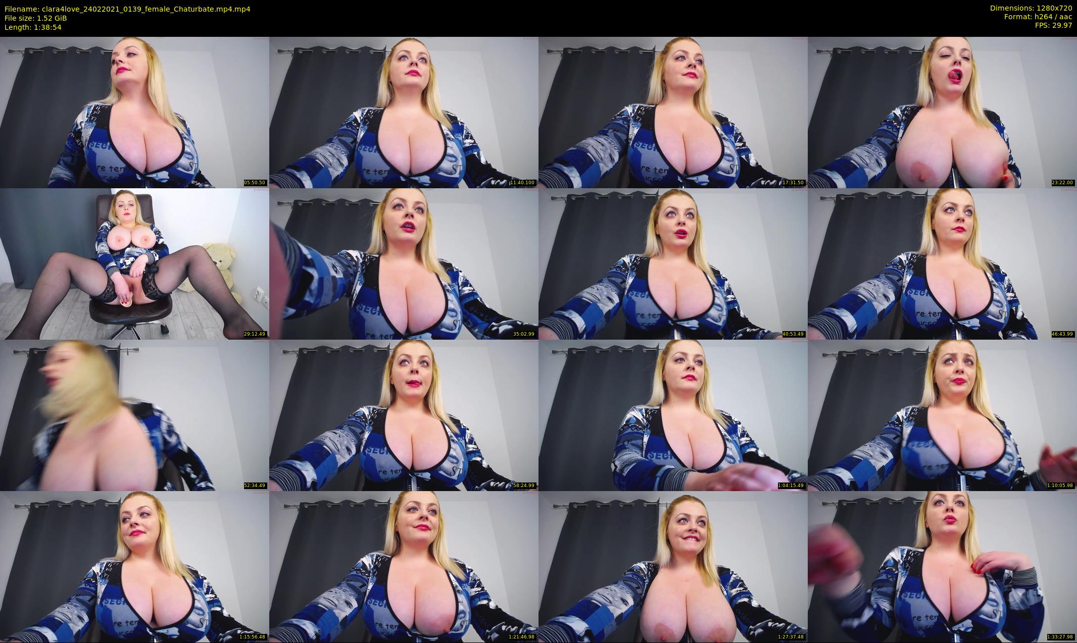 clara4love — 99 minute Chaturbate female cam show recording, 720p, Feb 24, 2021
