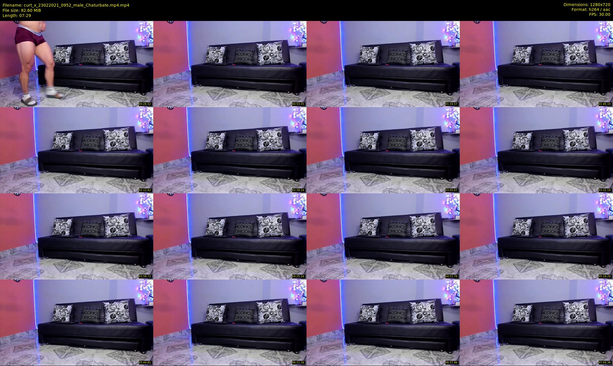 curt_x — 8 minute Chaturbate male cam show recording, 720p, Feb 23, 2021