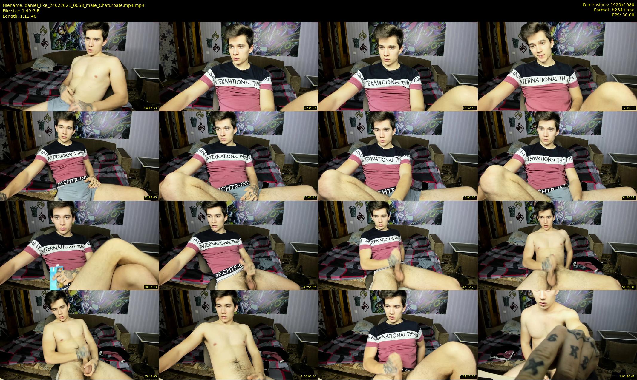 daniel_like — 73 minute Chaturbate male cam show recording, 1080p, Feb 24, 2021