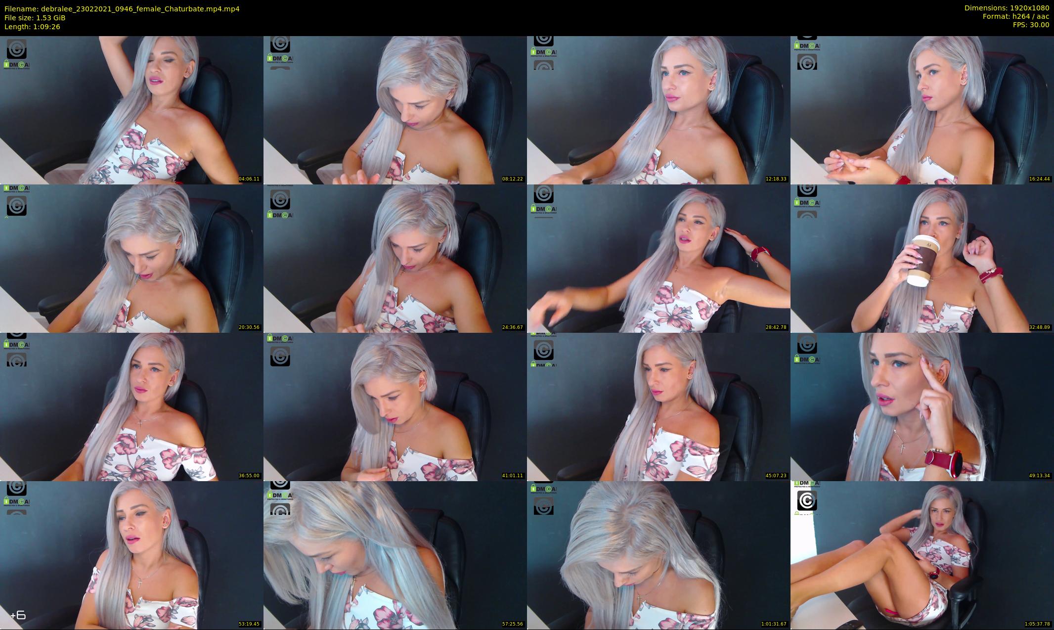 debralee — 70 minute Chaturbate female cam show recording, 1080p, Feb 23, 2021