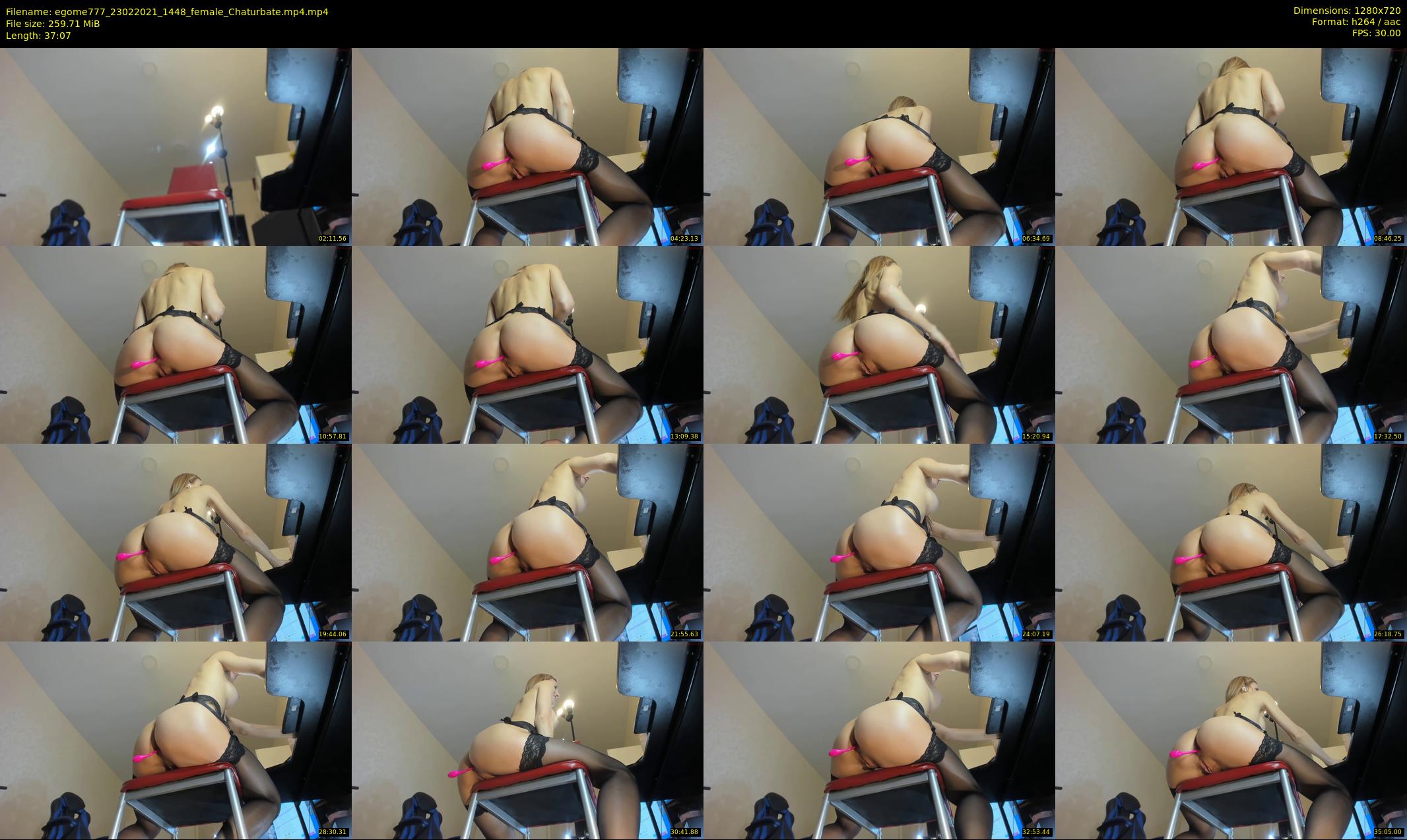 egome777 — 38 minute Chaturbate female cam show recording, 720p, Feb 23, 2021