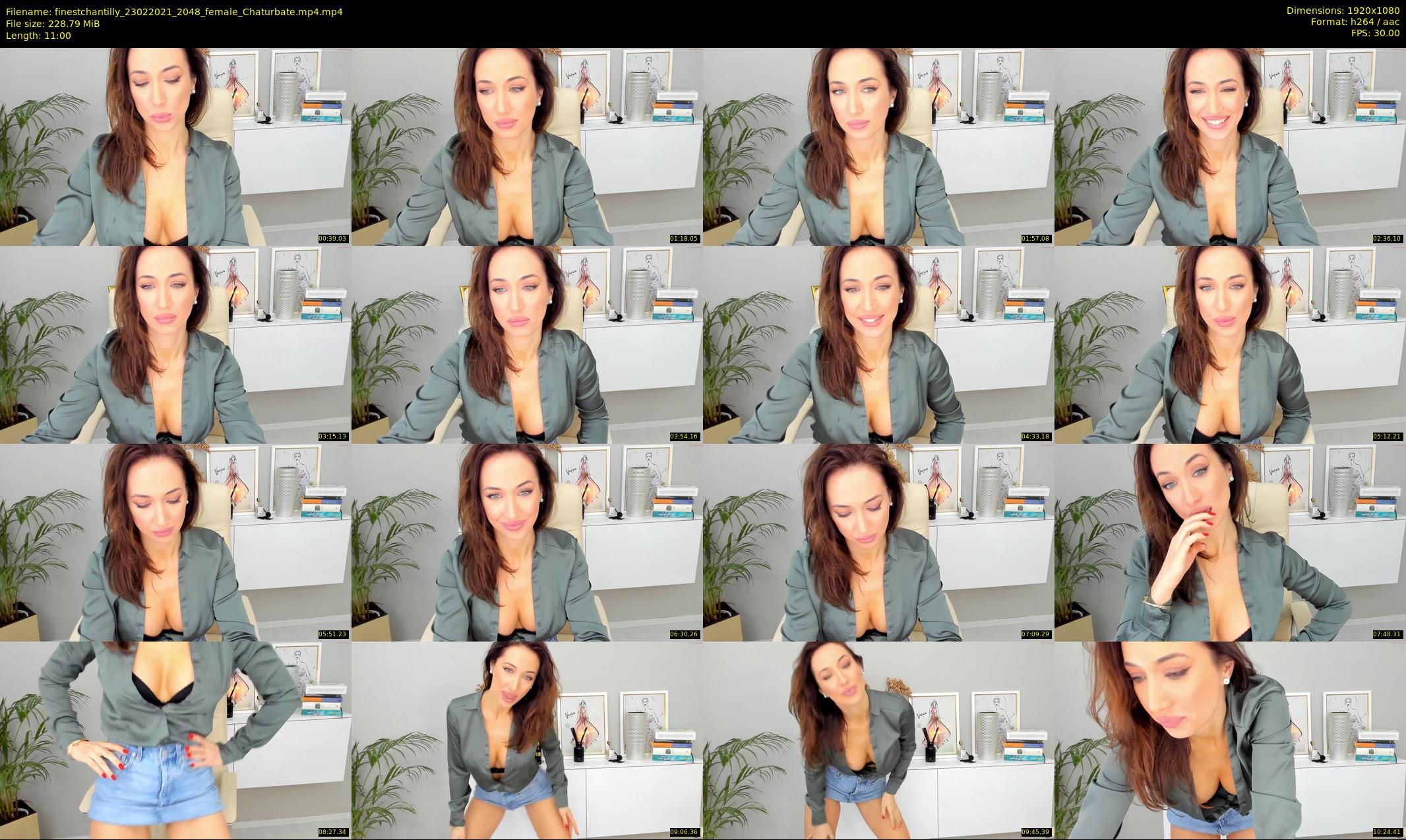finestchantilly — 11 minute Chaturbate female cam show recording, 1080p, Feb 23, 2021