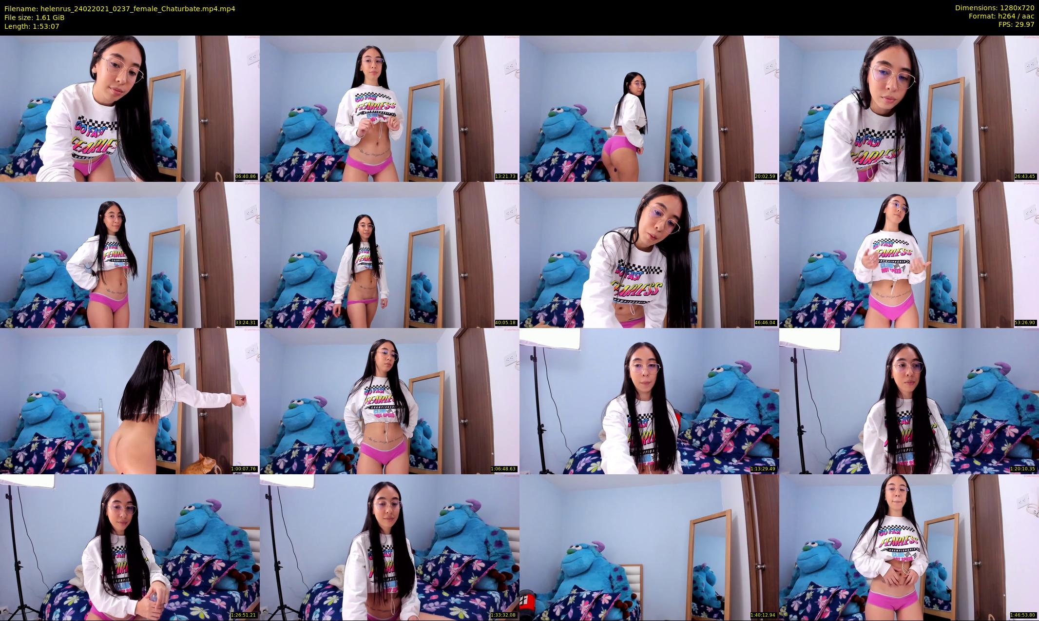 helenrus — 114 minute Chaturbate female cam show recording, 720p, Feb 24, 2021