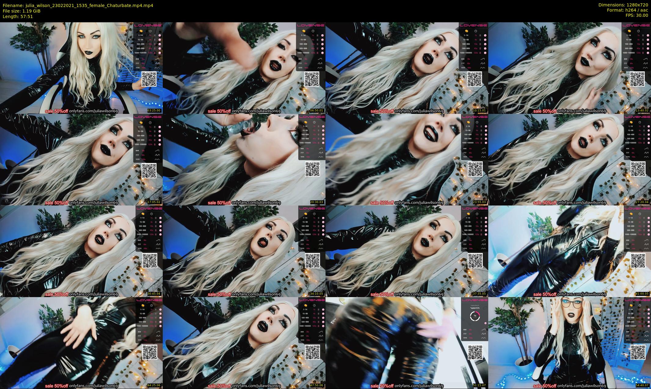 julia_wilson — 58 minute Chaturbate female cam show recording, 720p, Feb 23, 2021