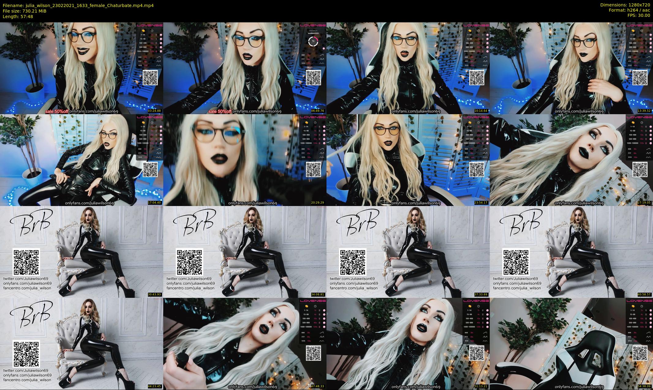 julia_wilson — 58 minute Chaturbate female cam show recording, 720p, Feb 23, 2021