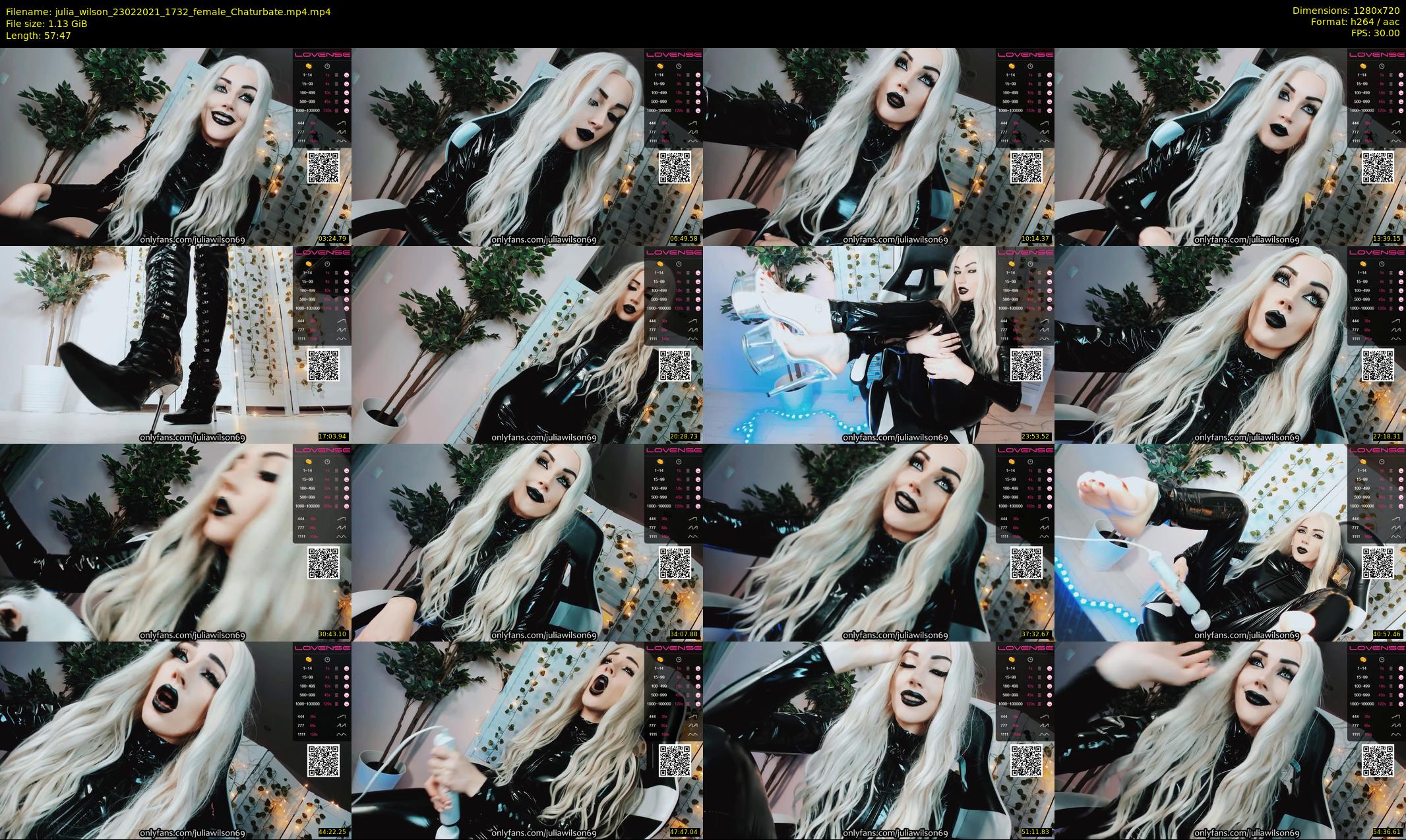 julia_wilson — 58 minute Chaturbate female cam show recording, 720p, Feb 23, 2021