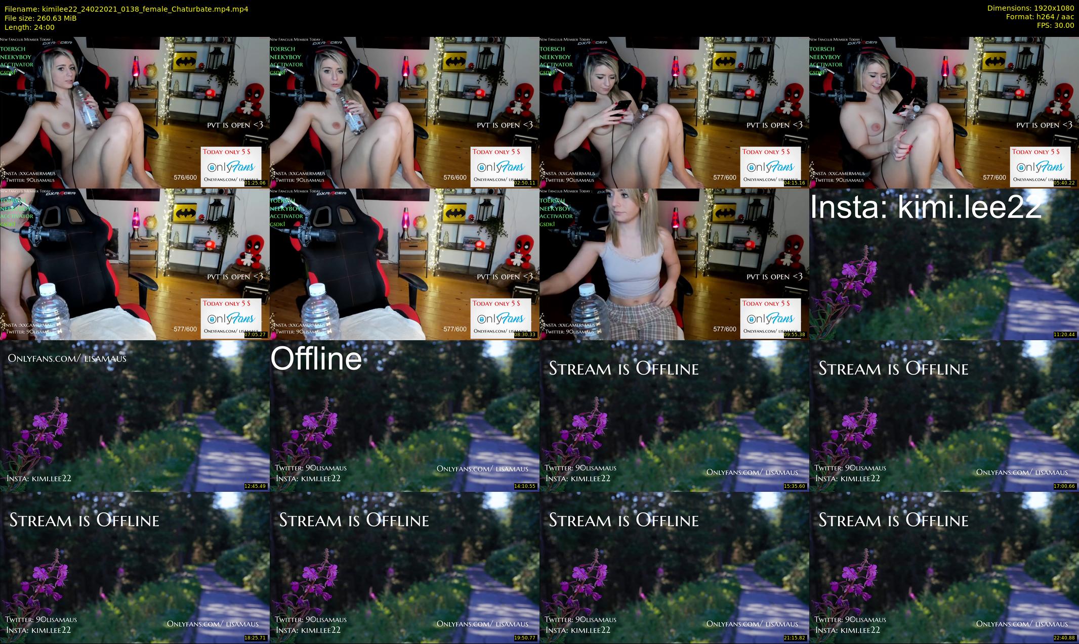 kimilee22 — 24 minute Chaturbate female cam show recording, 1080p, Feb 24, 2021