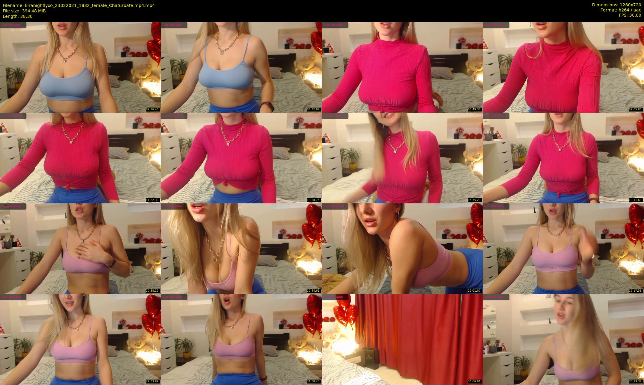 kiranightlyxo — 39 minute Chaturbate female cam show recording, 720p, Feb 23, 2021