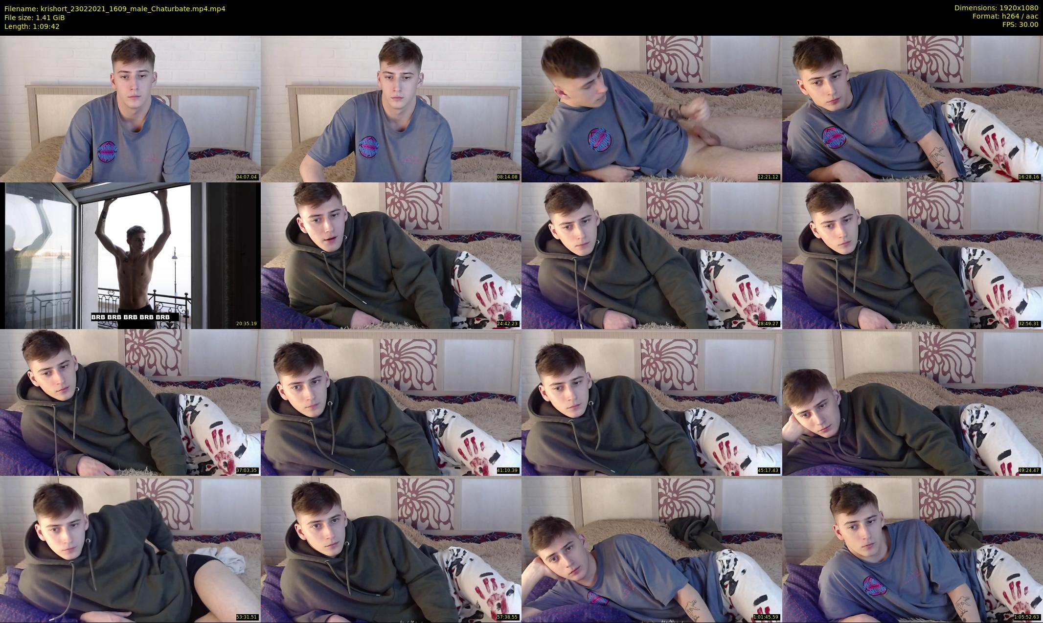 krishort — 70 minute Chaturbate male cam show recording, 1080p, Feb 23, 2021