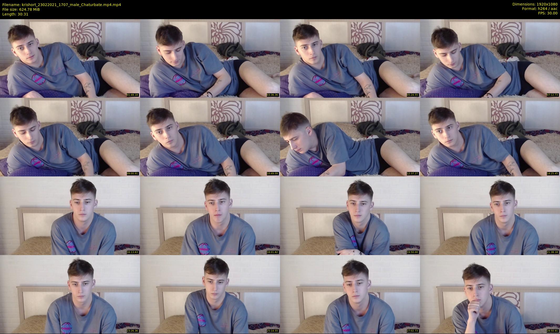krishort — 31 minute Chaturbate male cam show recording, 1080p, Feb 23, 2021