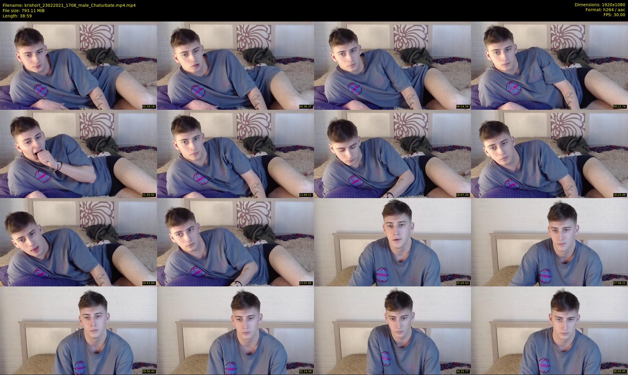 krishort — 39 minute Chaturbate male cam show recording, 1080p, Feb 23, 2021