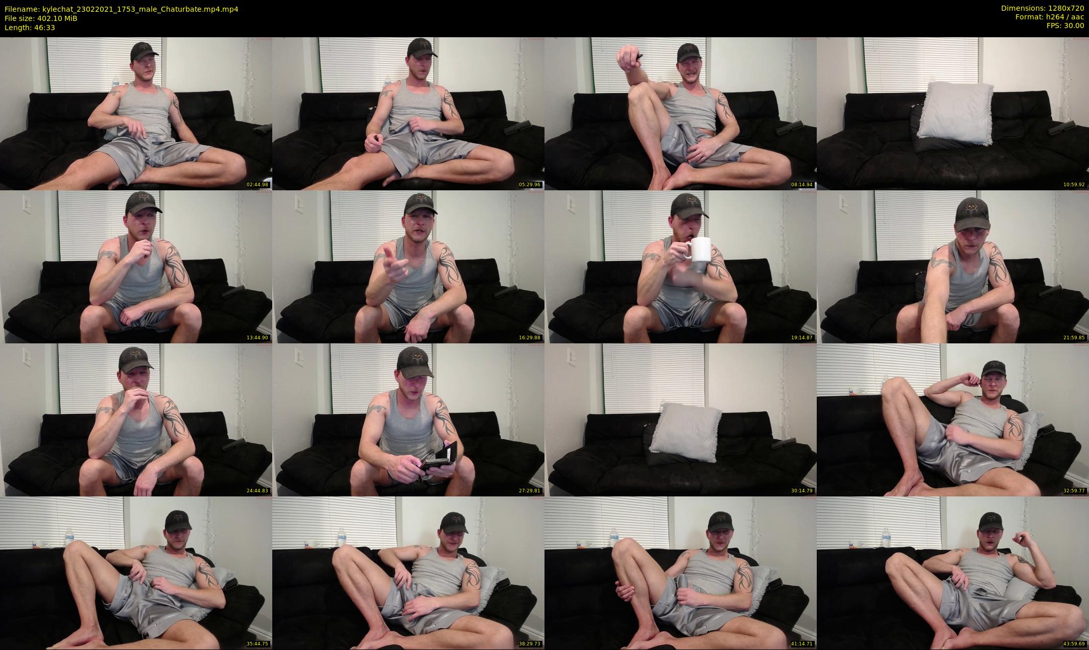 kylechat — 47 minute Chaturbate male cam show recording, 720p, Feb 23, 2021