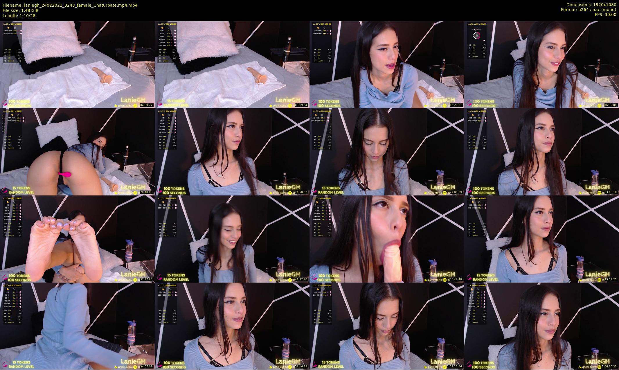 laniegh — 71 minute Chaturbate female cam show recording, 1080p, Feb 24, 2021