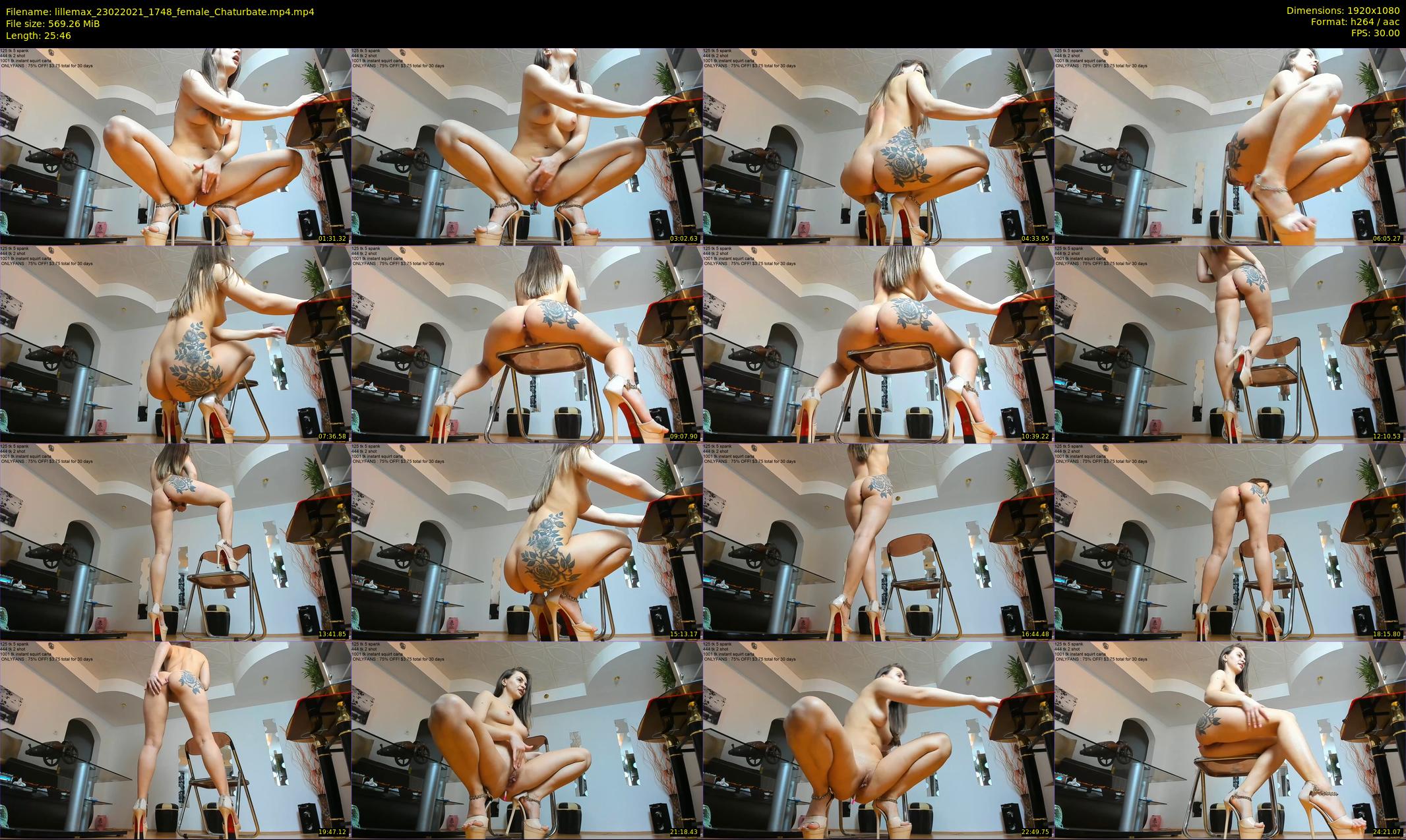 lillemax — 26 minute Chaturbate female cam show recording, 1080p, Feb 23, 2021