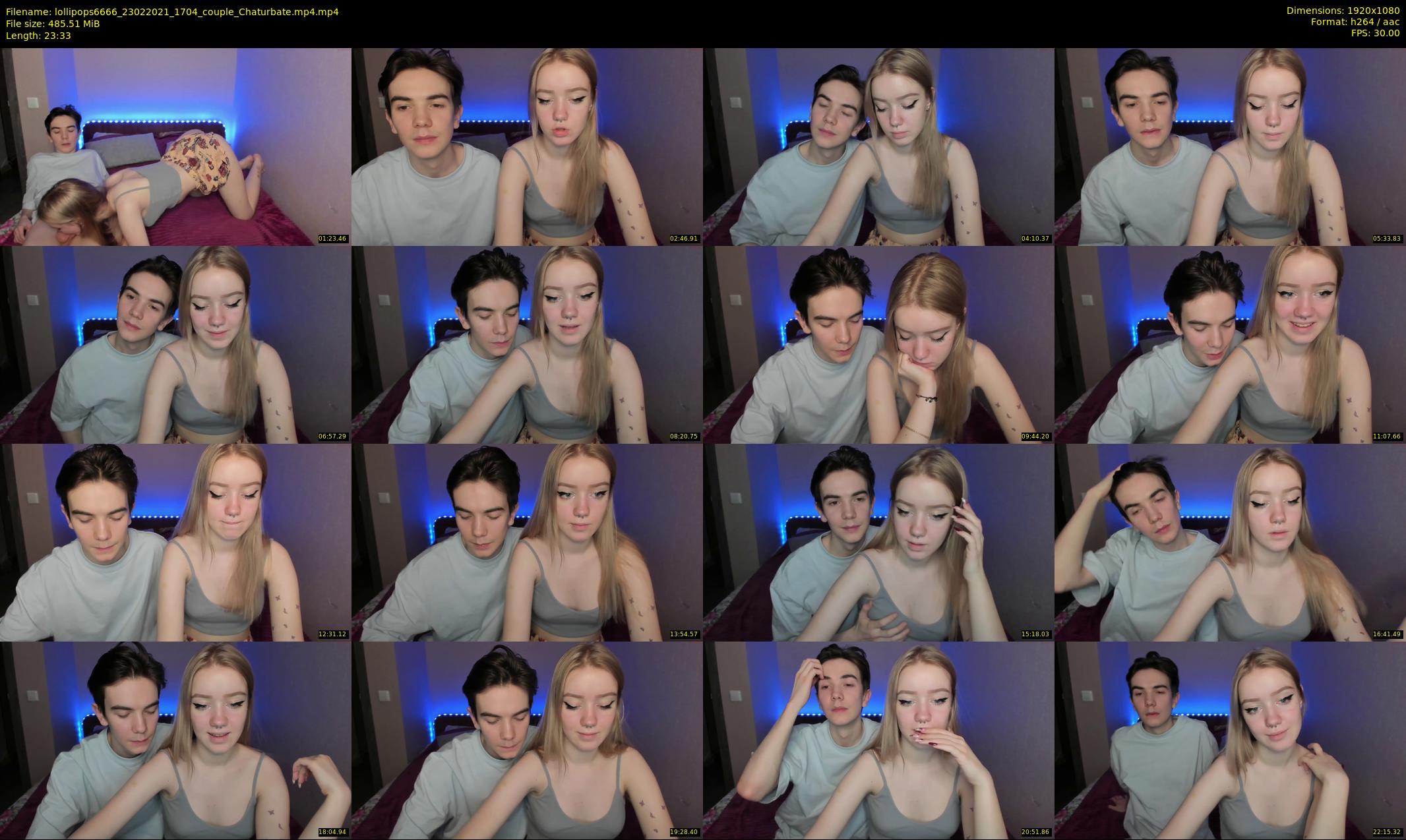 lollipops6666 — 24 minute Chaturbate couple cam show recording, 1080p, Feb 23, 2021
