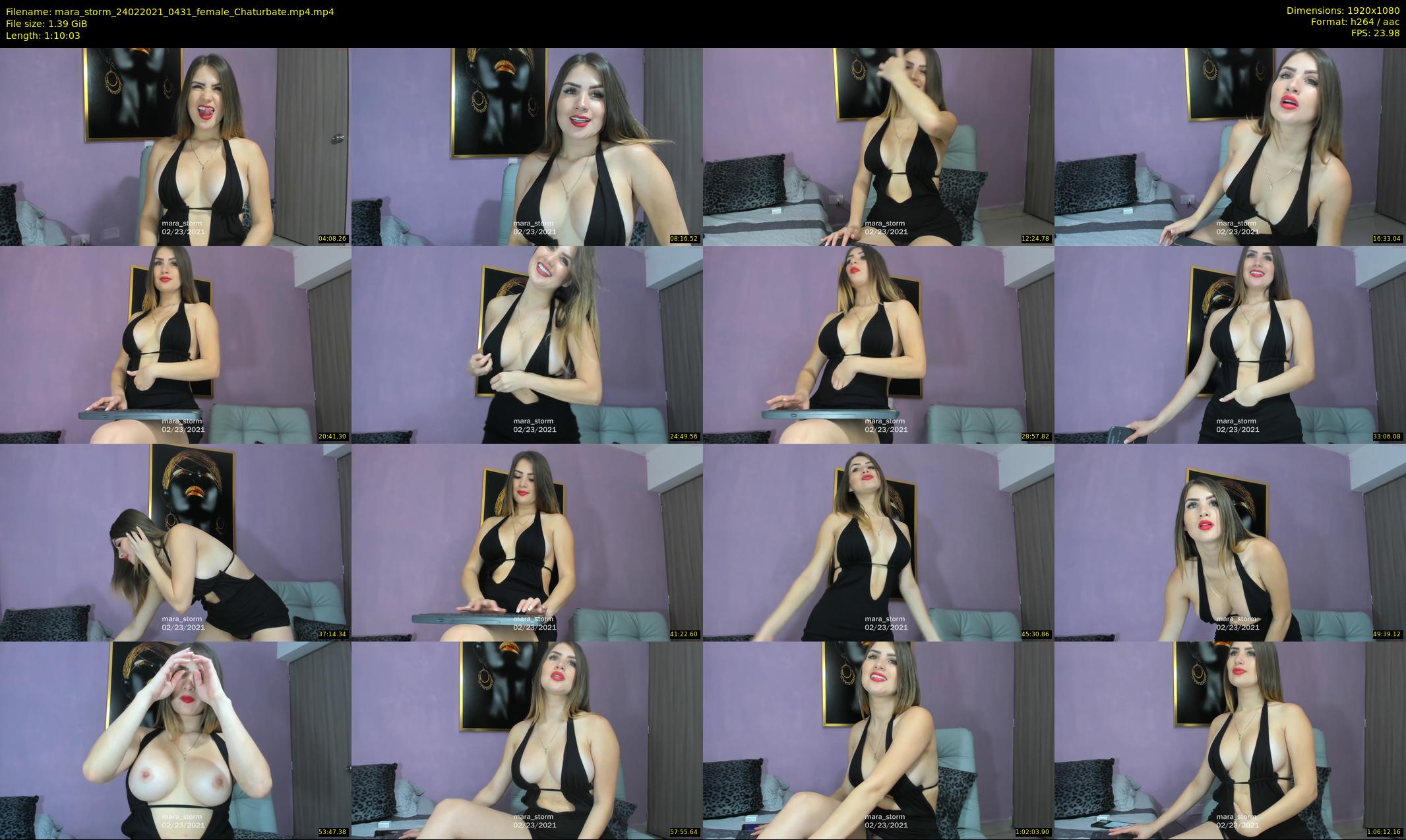 mara_storm — 71 minute Chaturbate female cam show recording, 1080p, Feb 24, 2021