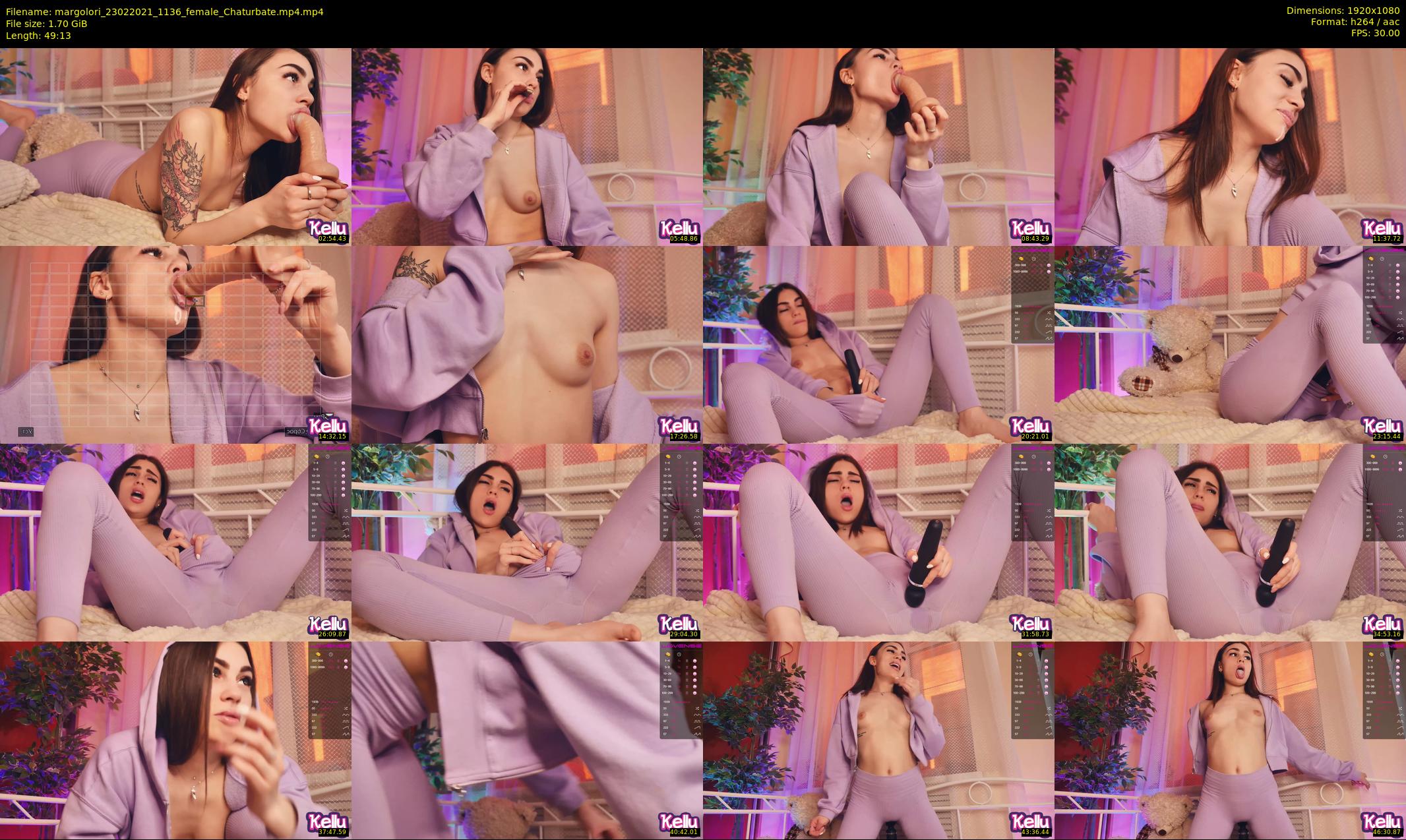 margolori — 50 minute Chaturbate couple cam show recording, 1080p, Feb 23, 2021