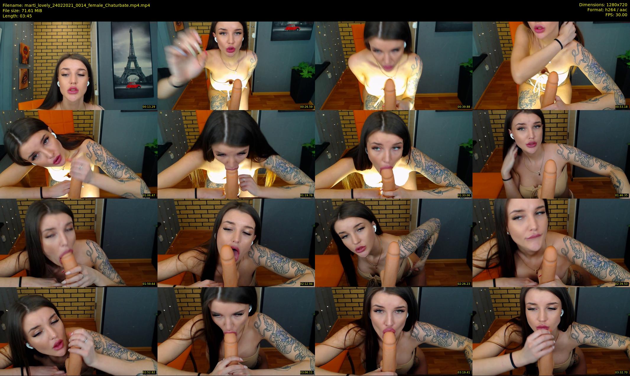 marti_lovely — 4 minute Chaturbate female cam show recording, 720p, Feb 24, 2021