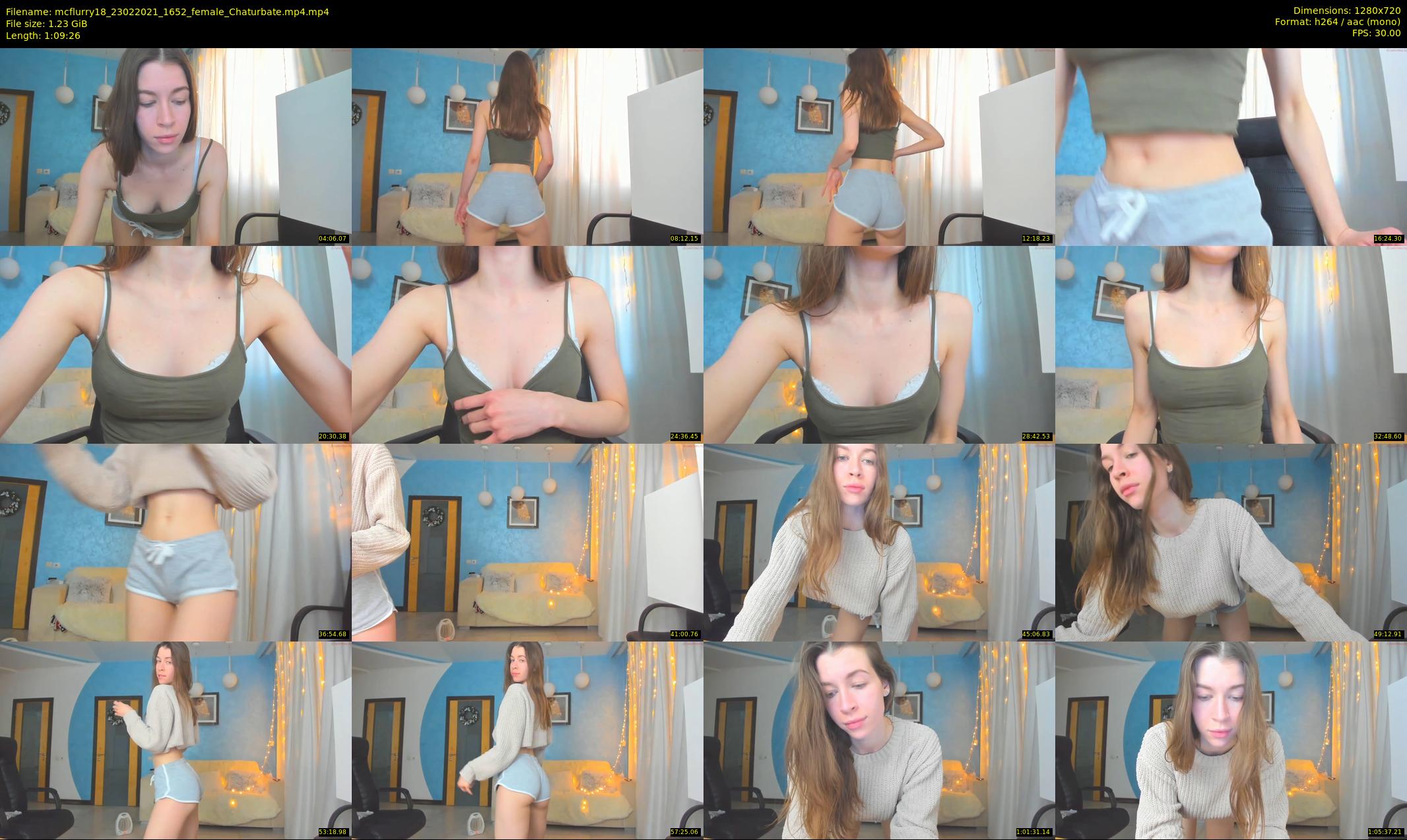mcflurry18 — 70 minute Chaturbate female cam show recording, 720p, Feb 23, 2021