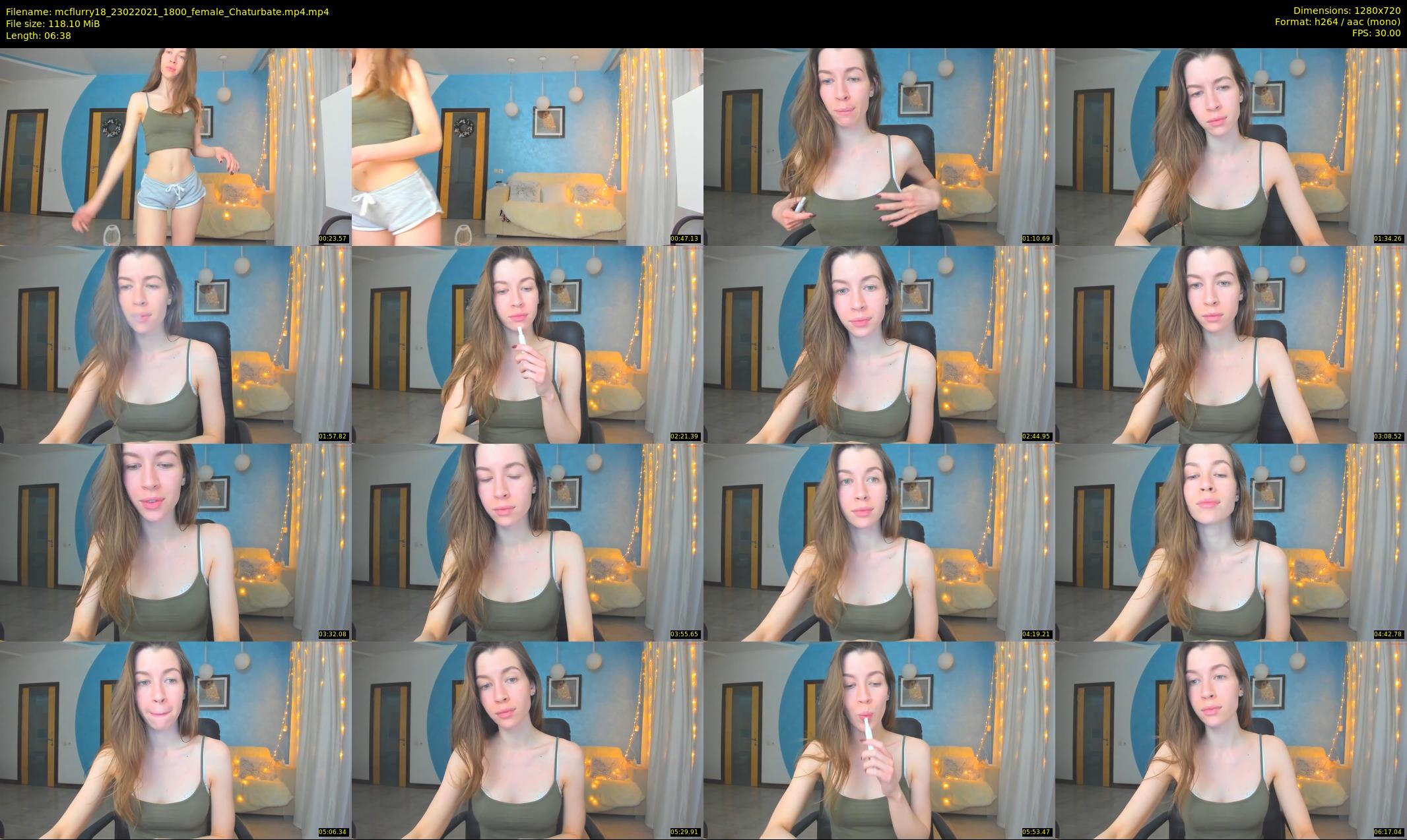 mcflurry18 — 7 minute Chaturbate female cam show recording, 720p, Feb 23, 2021