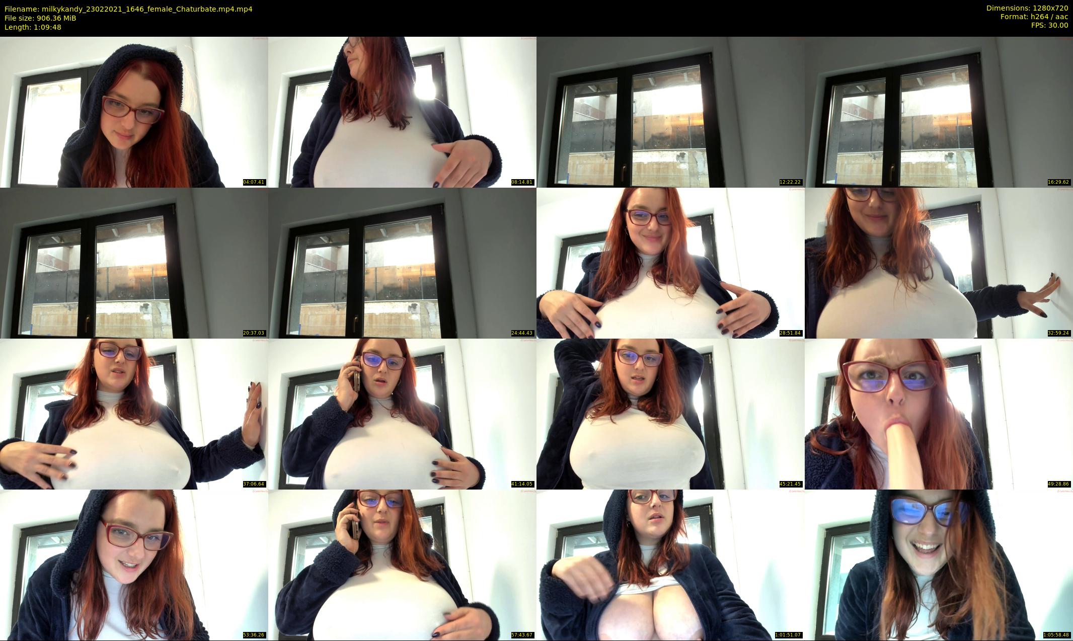 milkykandy — 70 minute Chaturbate female cam show recording, 720p, Feb 23, 2021