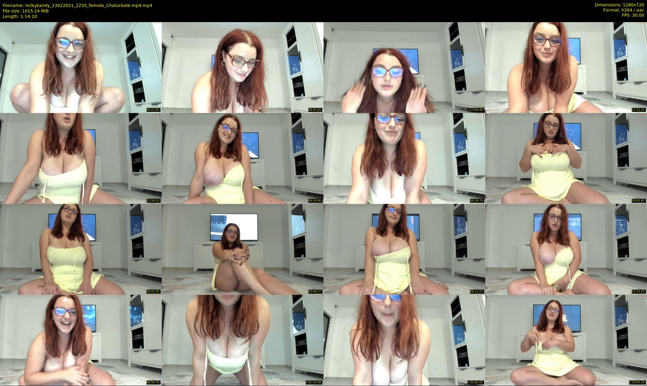 milkykandy — 75 minute Chaturbate female cam show recording, 720p, Feb 23, 2021