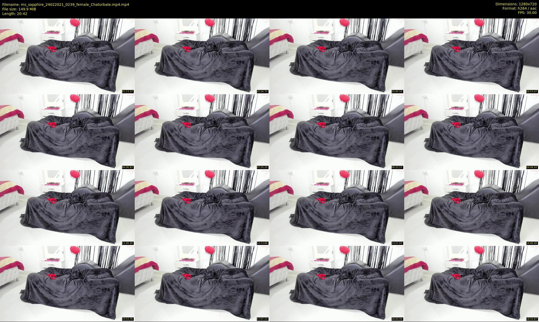 ms_sapphire — 21 minute Chaturbate female cam show recording, 720p, Feb 24, 2021