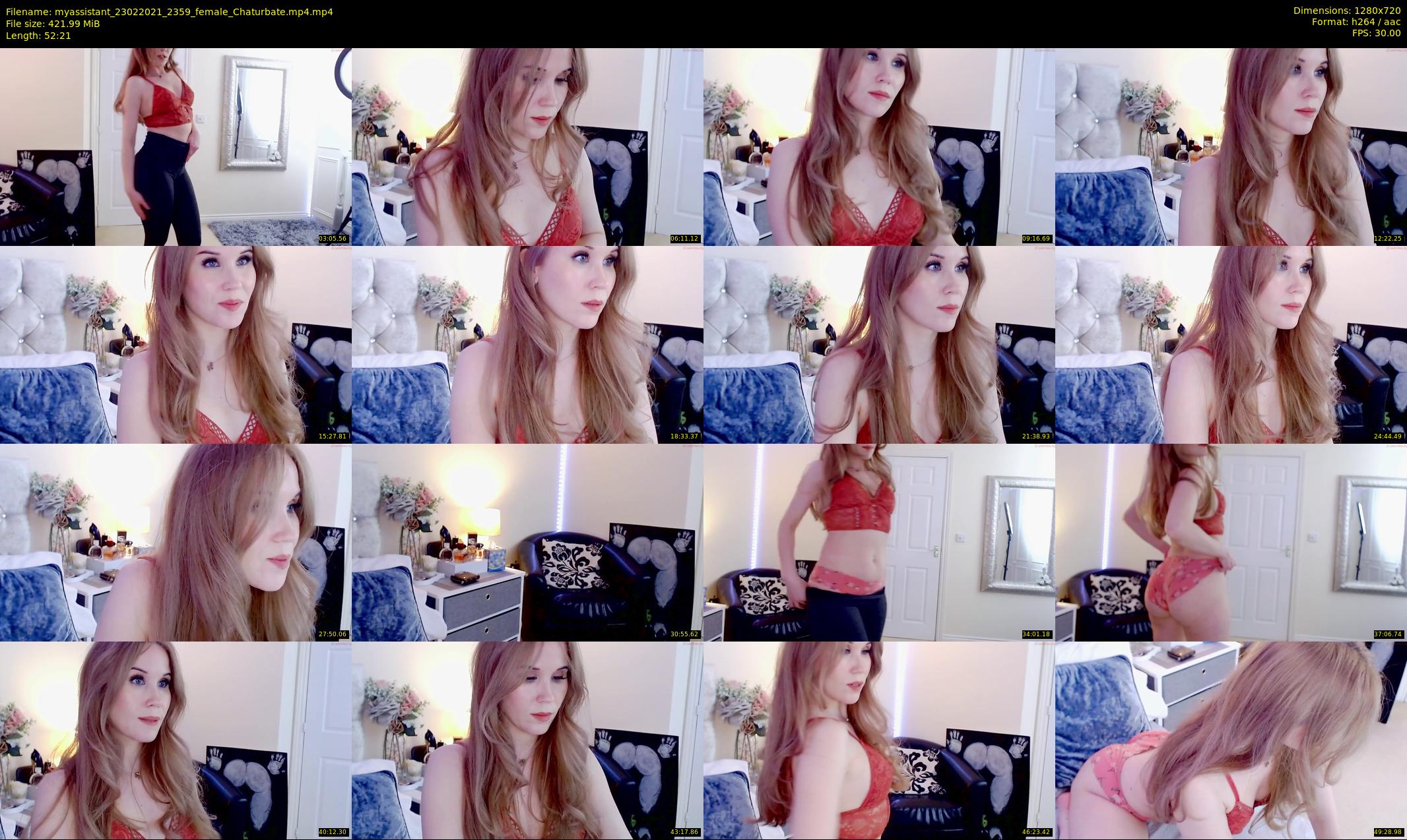 myassistant — 53 minute Chaturbate female cam show recording, 720p, Feb 23, 2021