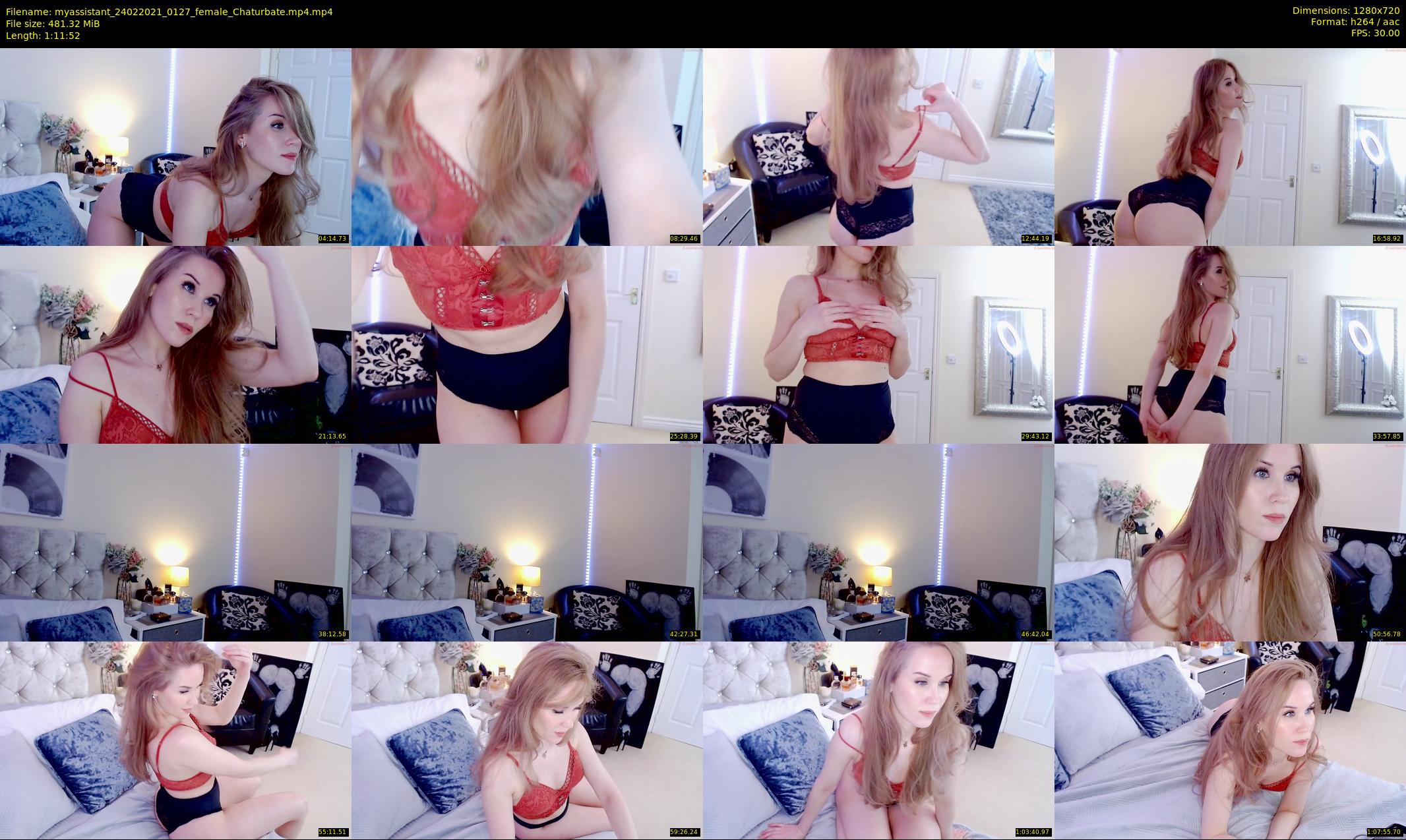 myassistant — 72 minute Chaturbate female cam show recording, 720p, Feb 24, 2021