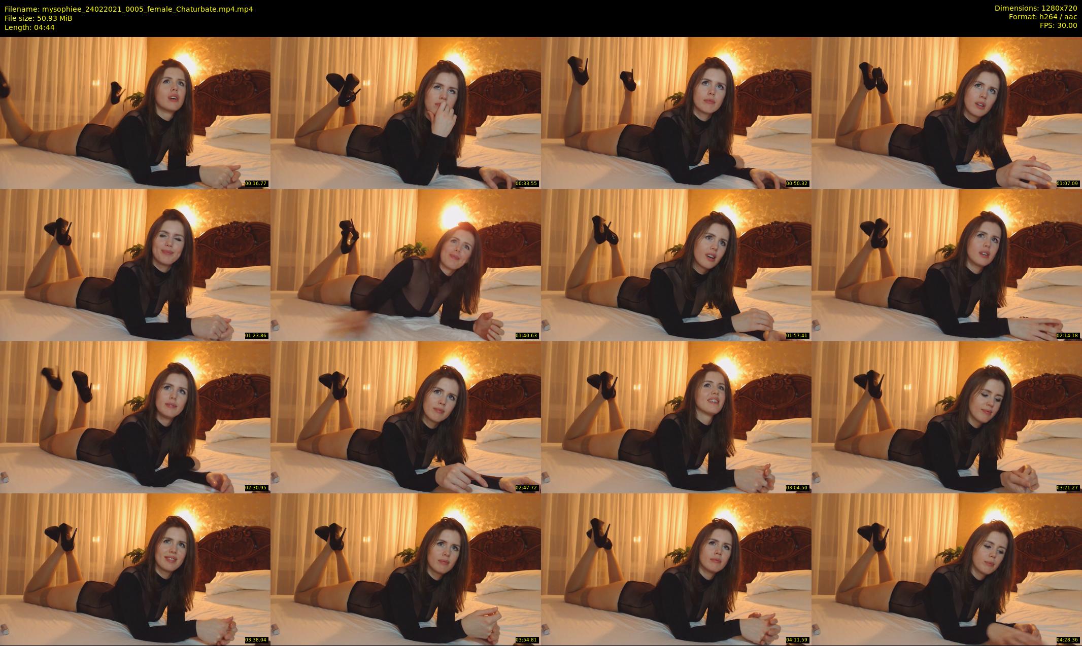 mysophiee — 5 minute Chaturbate female cam show recording, 720p, Feb 24, 2021
