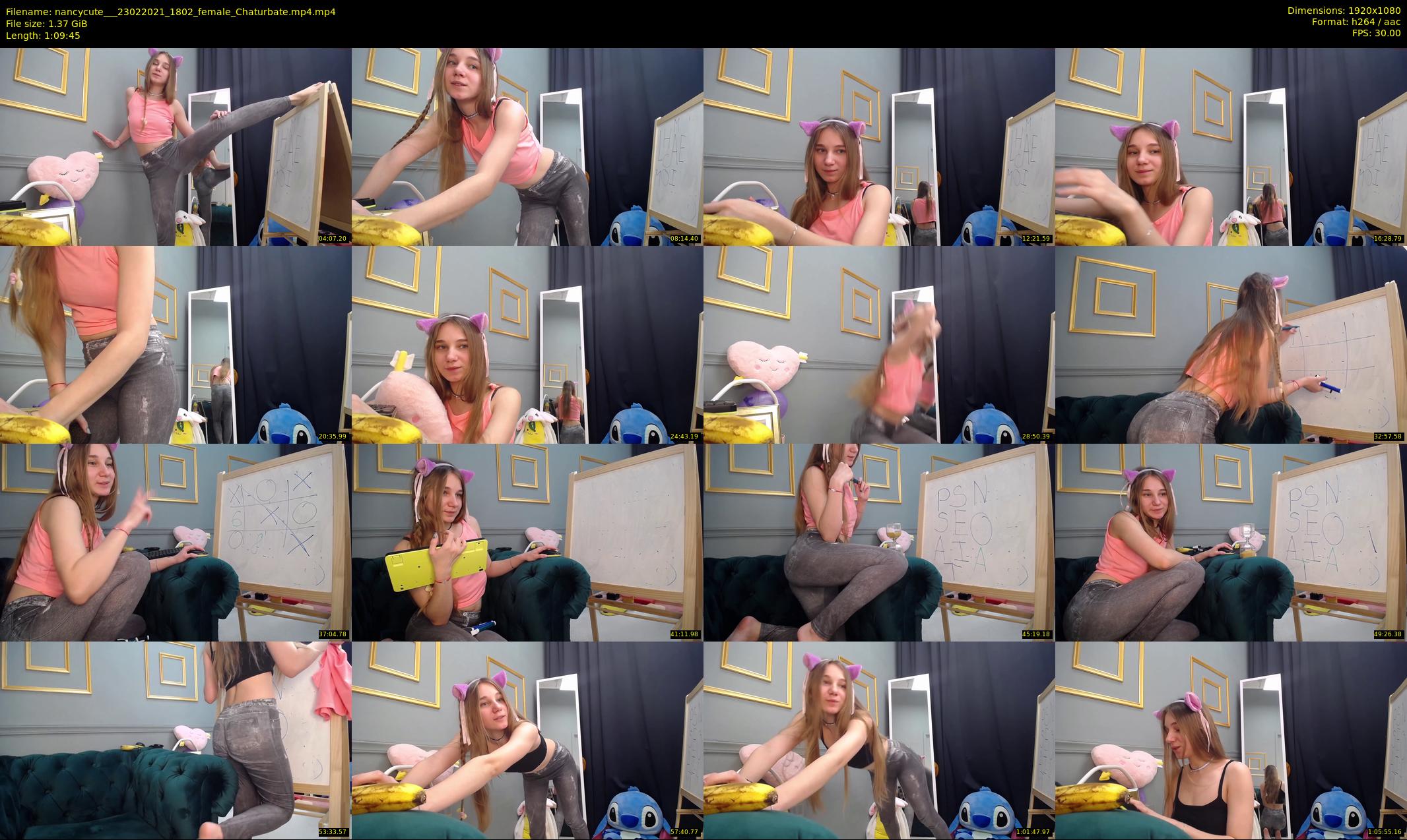nancycute__ — 70 minute Chaturbate female cam show recording, 1080p, Feb 23, 2021