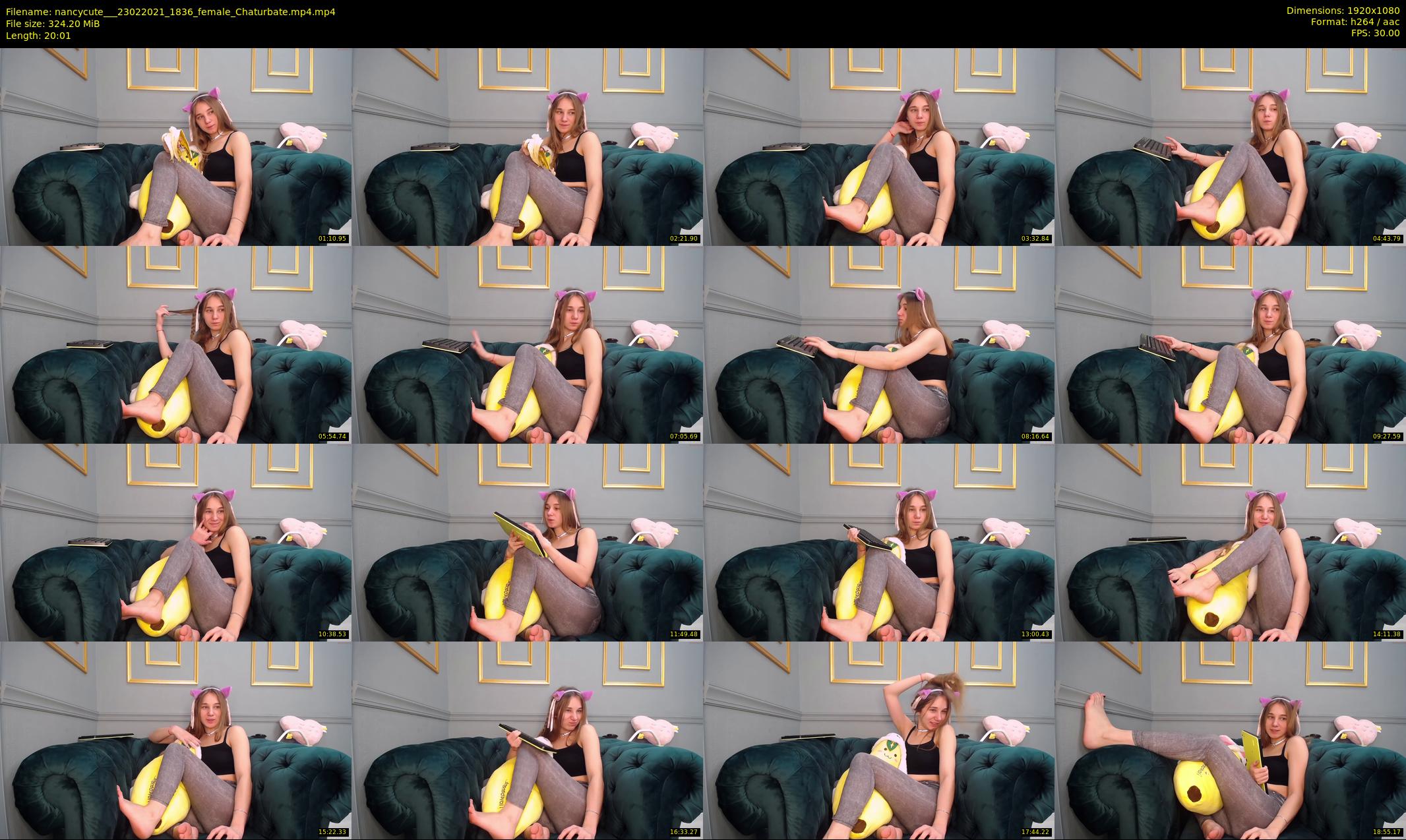 nancycute__ — 21 minute Chaturbate female cam show recording, 1080p, Feb 23, 2021