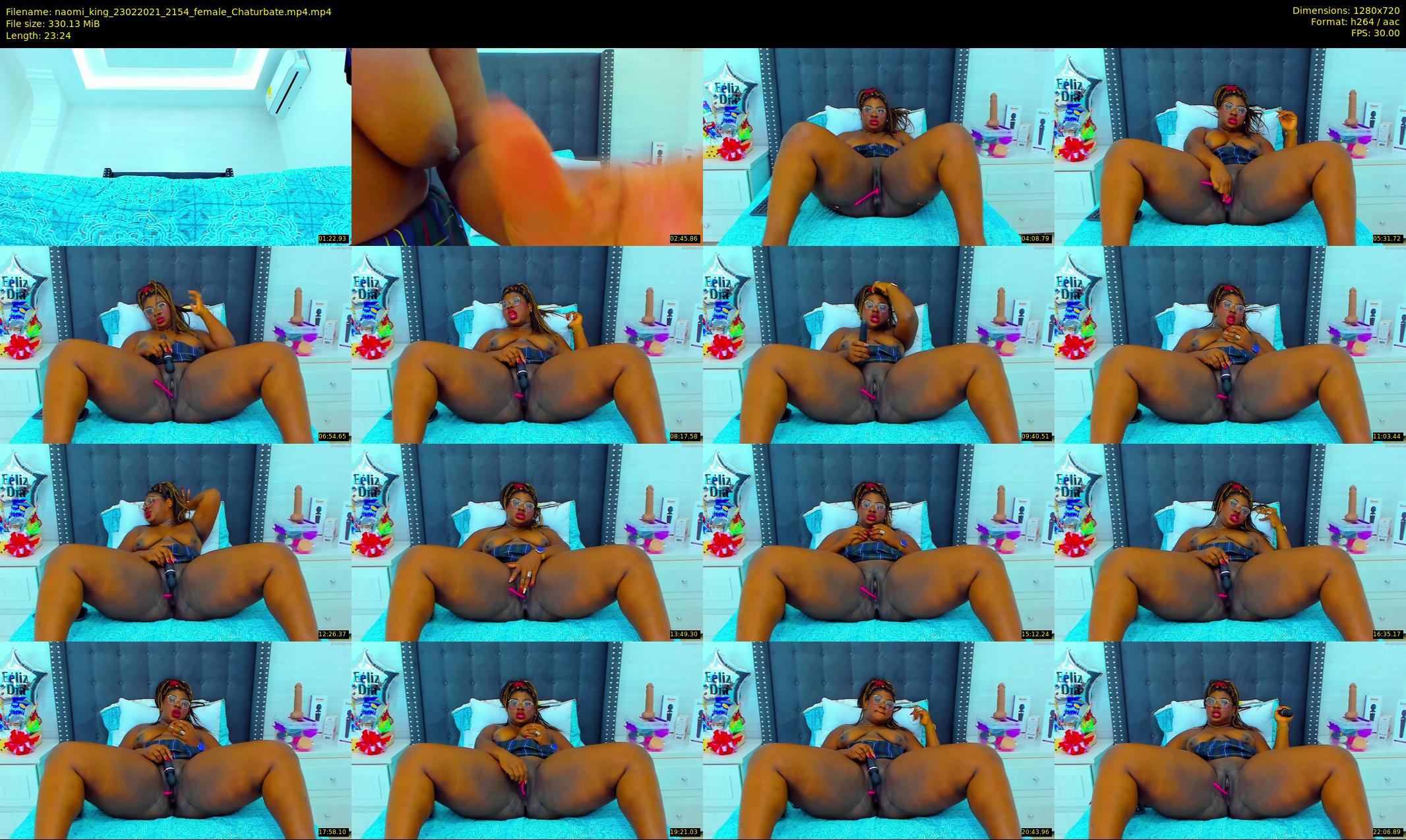 naomi_king — 24 minute Chaturbate female cam show recording, 720p, Feb 23, 2021