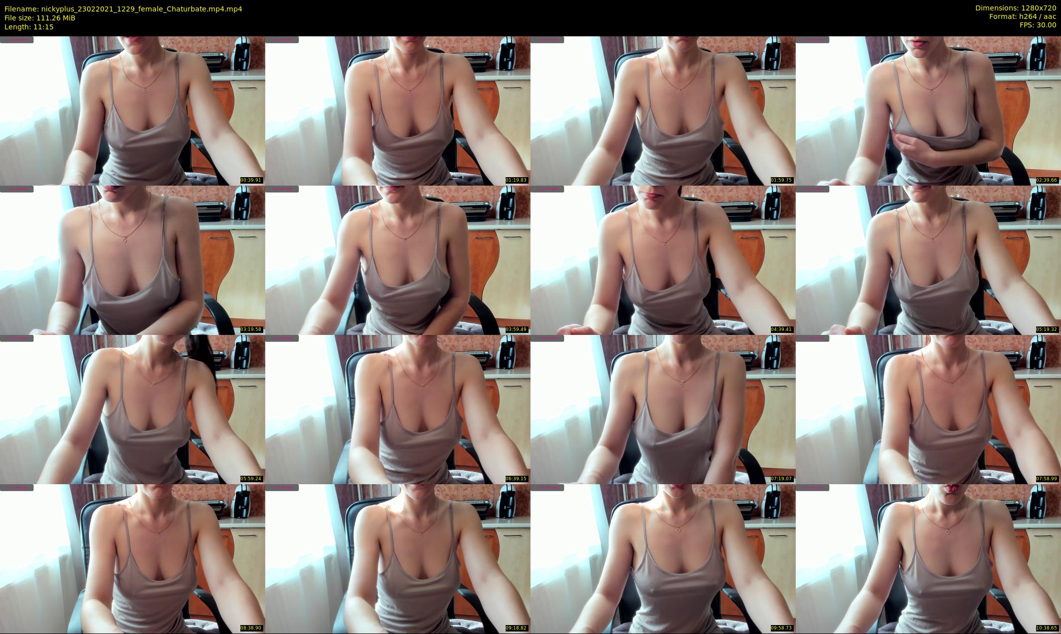nickyplus — 12 minute Chaturbate couple cam show recording, 720p, Feb 23, 2021