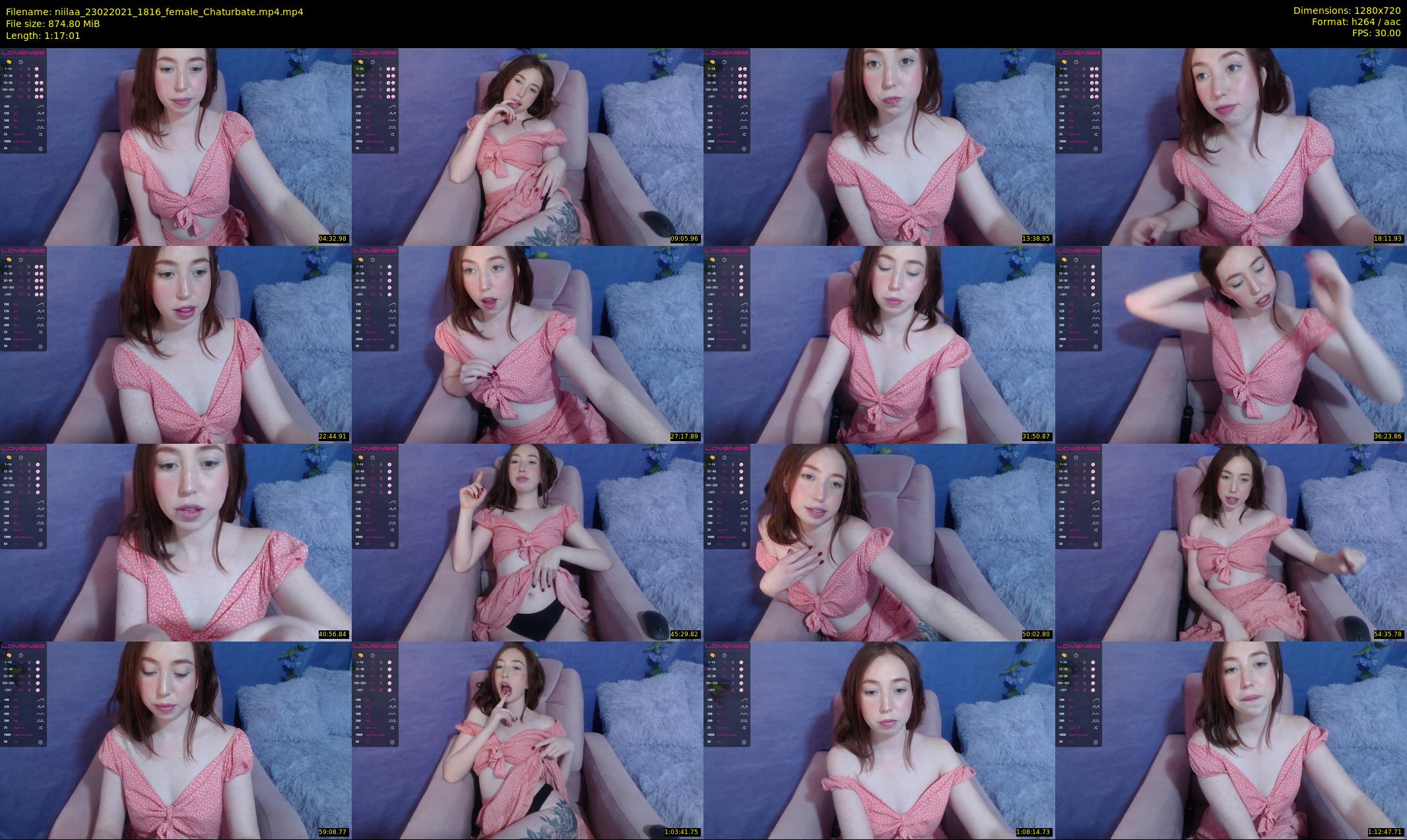 niilaa — 78 minute Chaturbate female cam show recording, 720p, Feb 23, 2021