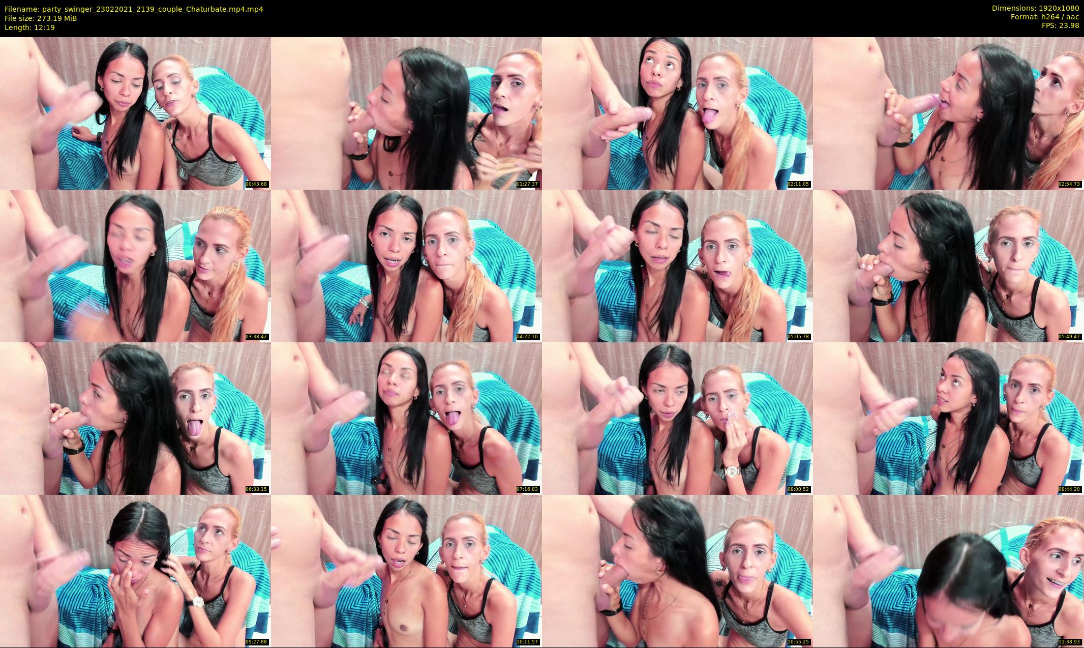party_swinger — 13 minute Chaturbate couple cam show recording, 1080p, Feb 23, 2021