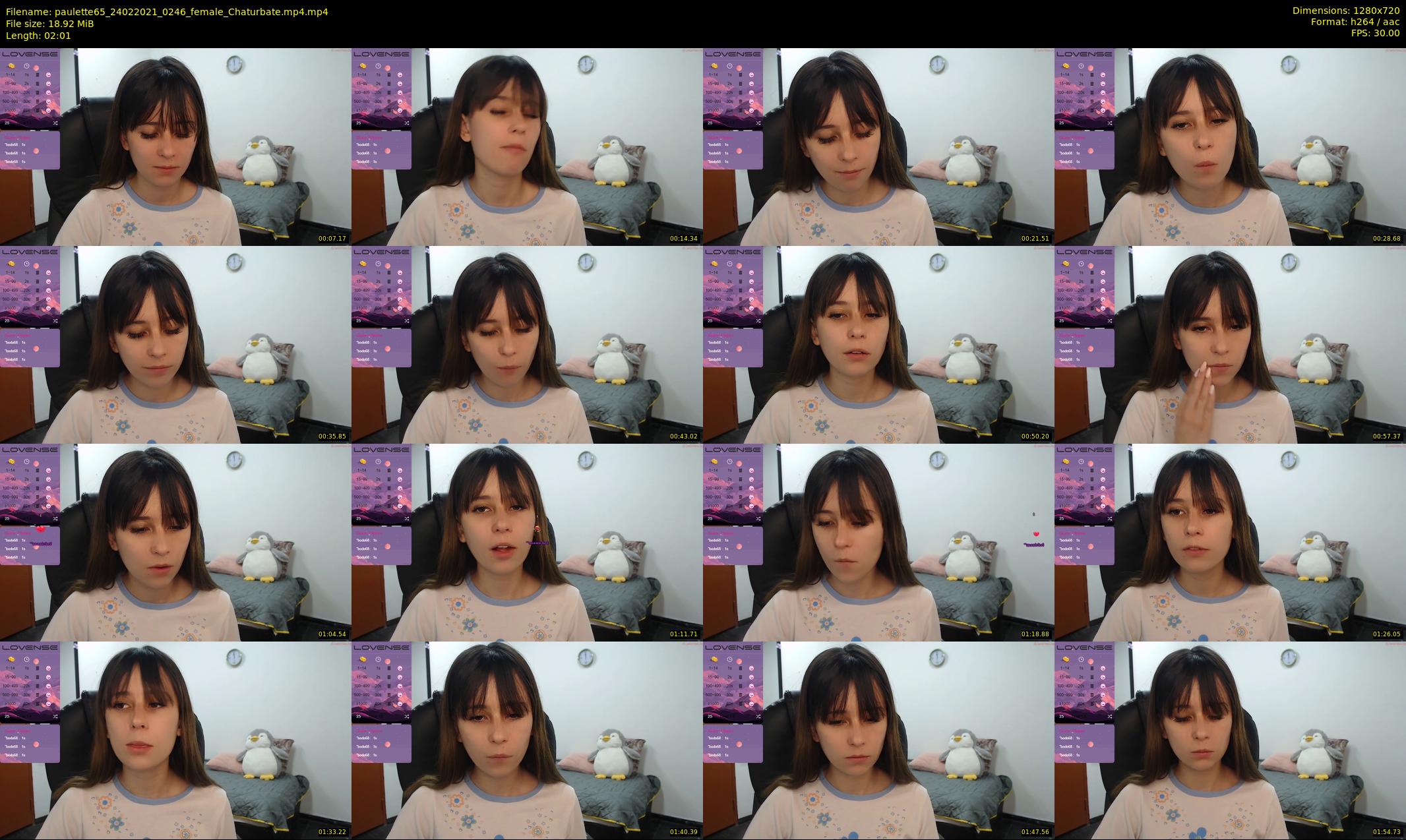 paulette65 — 3 minute Chaturbate female cam show recording, 720p, Feb 24, 2021