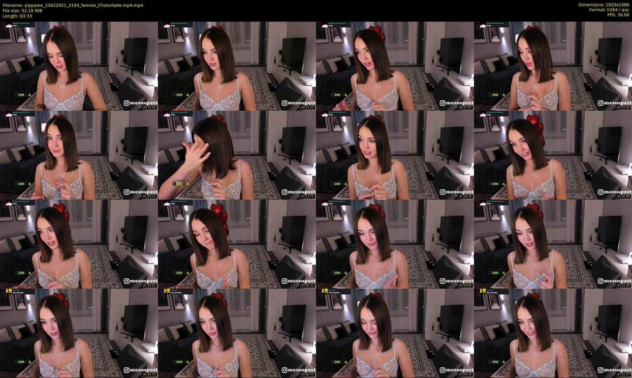 pippalee — 4 minute Chaturbate female cam show recording, 1080p, Feb 23, 2021