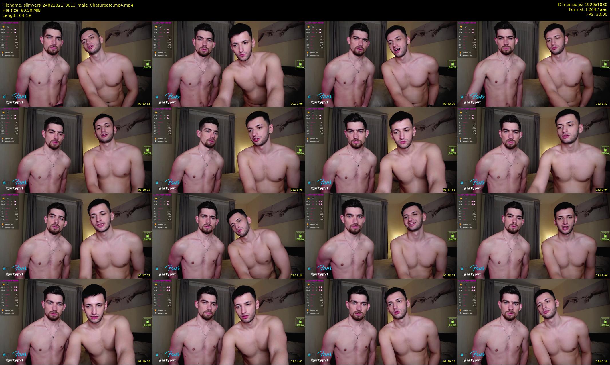 slimvers — 5 minute Chaturbate male cam show recording, 1080p, Feb 24, 2021