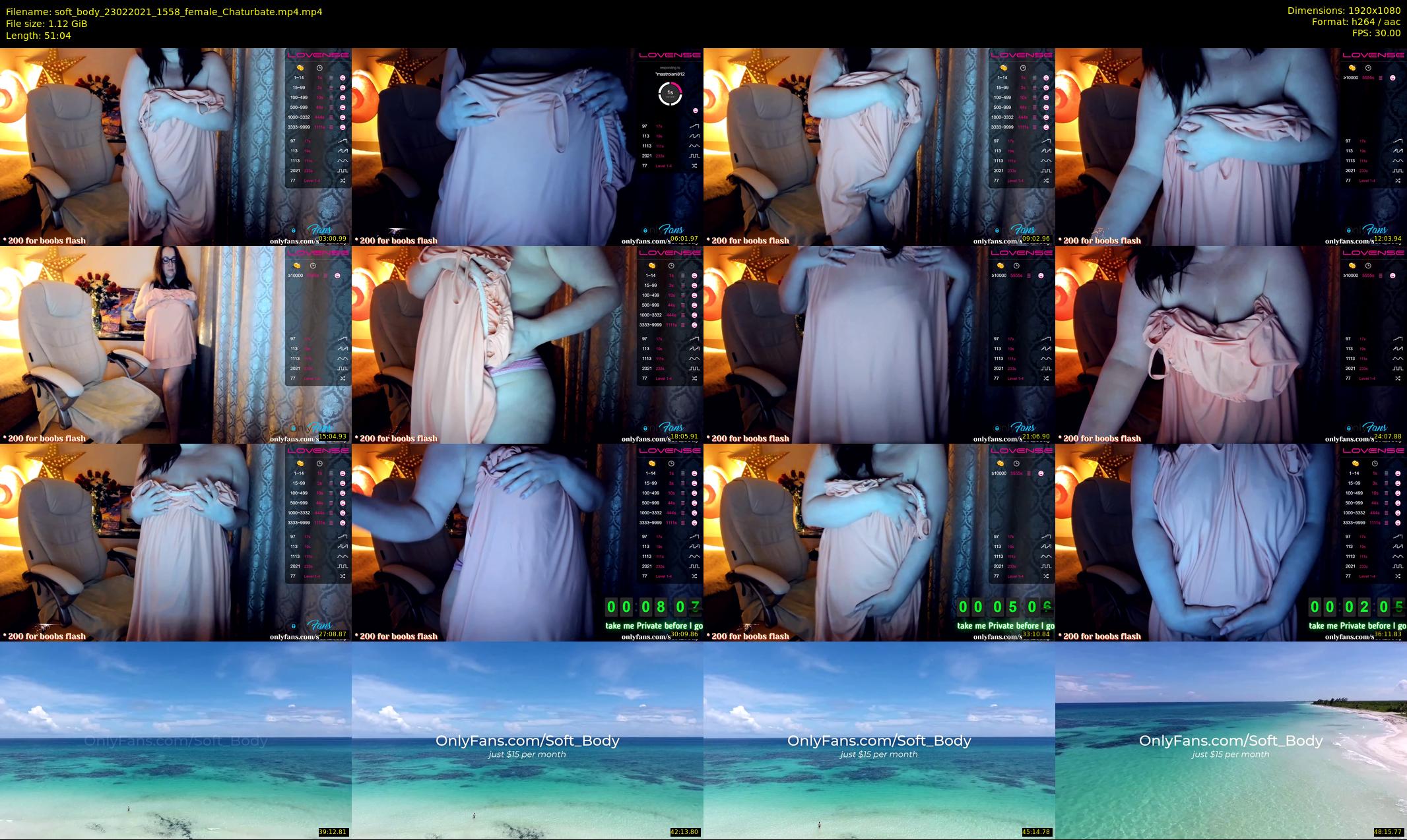soft_body — 52 minute Chaturbate female cam show recording, 1080p, Feb 23, 2021
