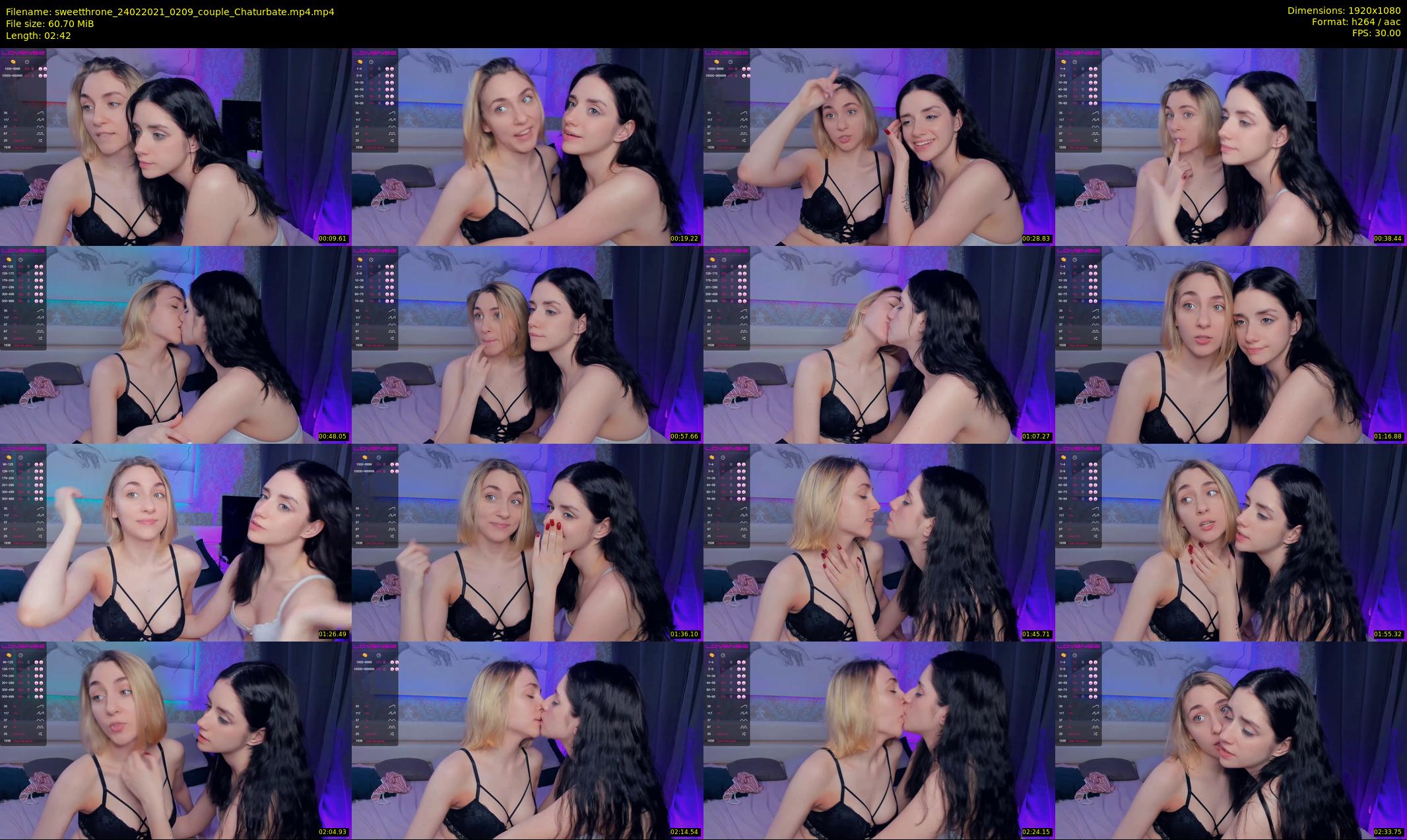 sweetthrone — 3 minute Chaturbate couple cam show recording, 1080p, Feb 24, 2021