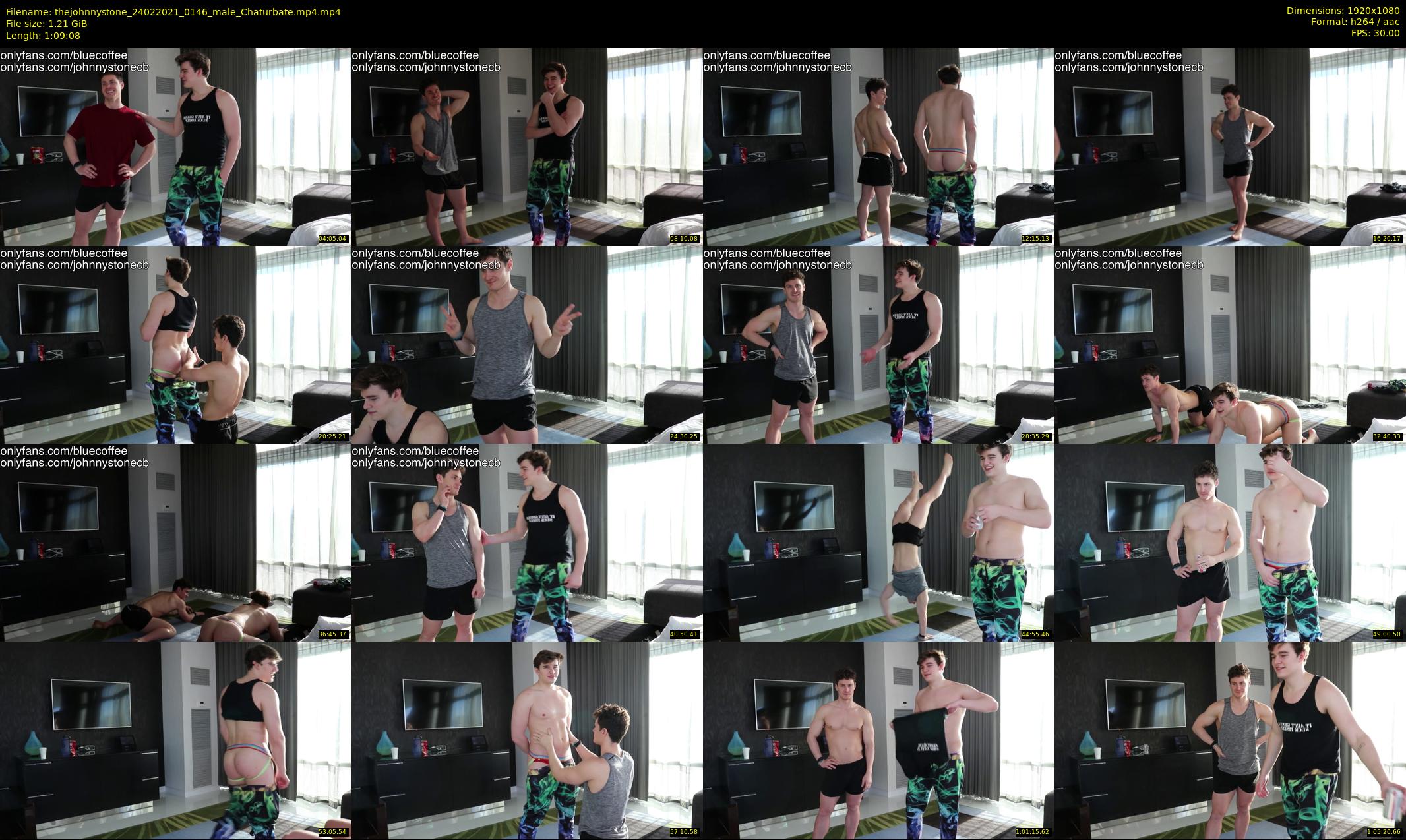 thejohnnystone — 70 minute Chaturbate male cam show recording, 1080p, Feb 24, 2021