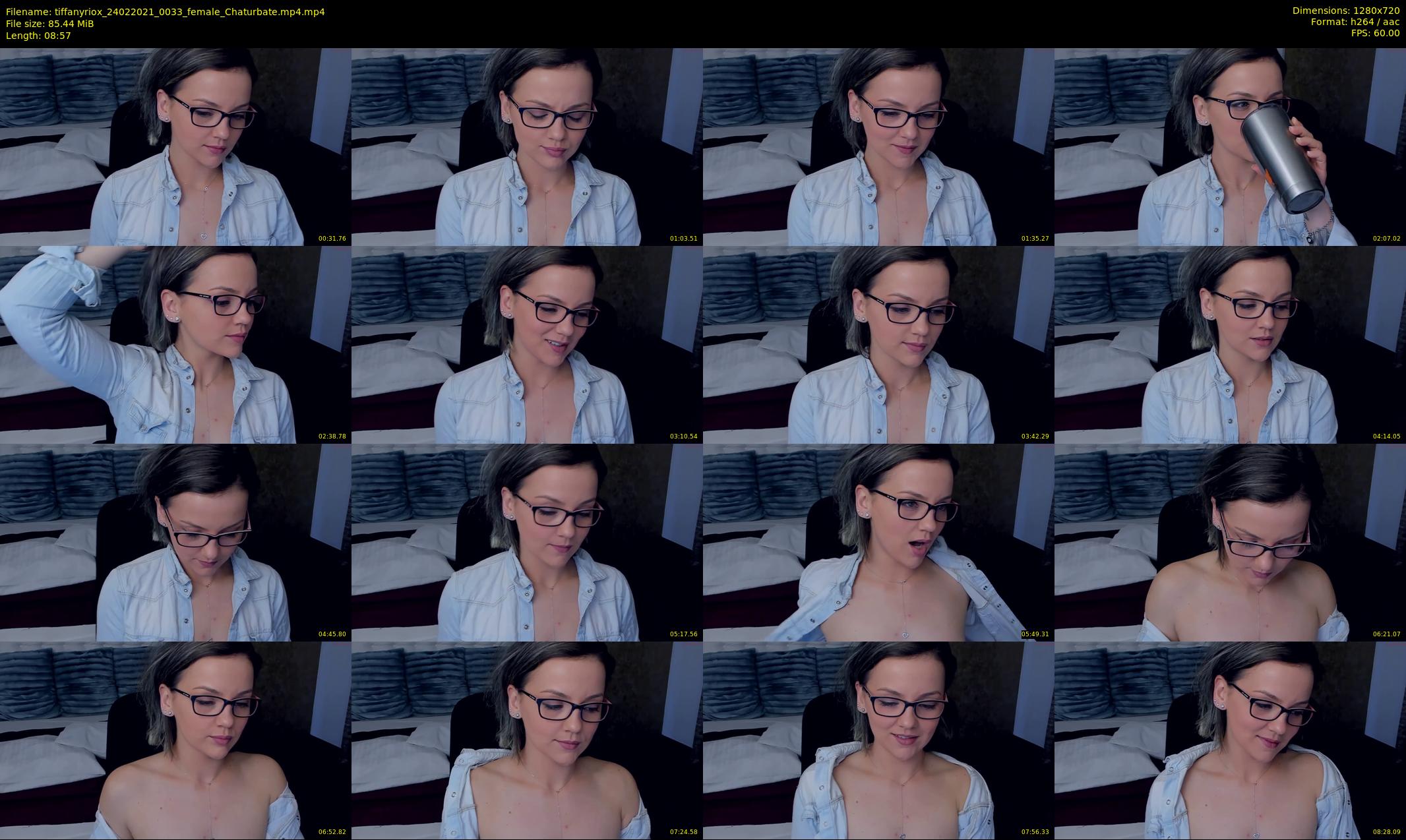 tiffanyriox — 9 minute Chaturbate female cam show recording, 720p, Feb 24, 2021