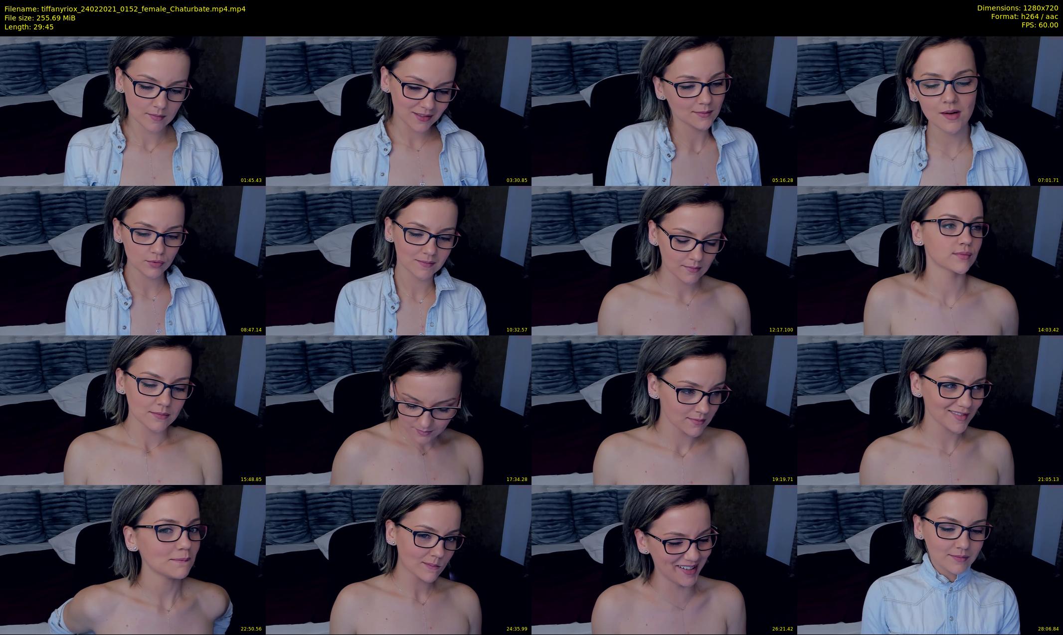 tiffanyriox — 30 minute Chaturbate female cam show recording, 720p, Feb 24, 2021