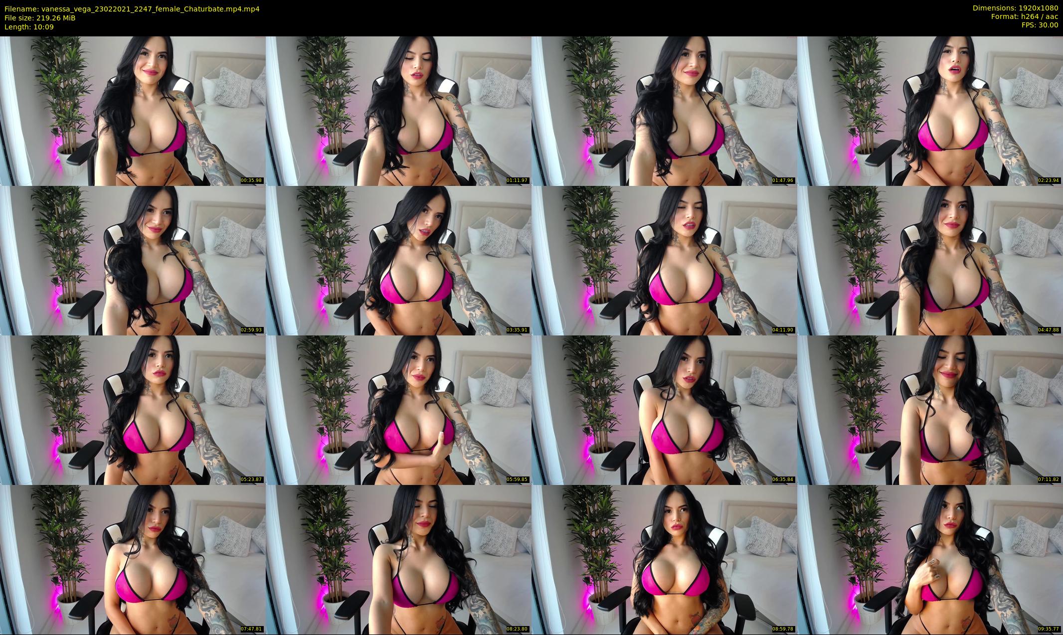 vanessa_vega — 11 minute Chaturbate female cam show recording, 1080p, Feb 23, 2021