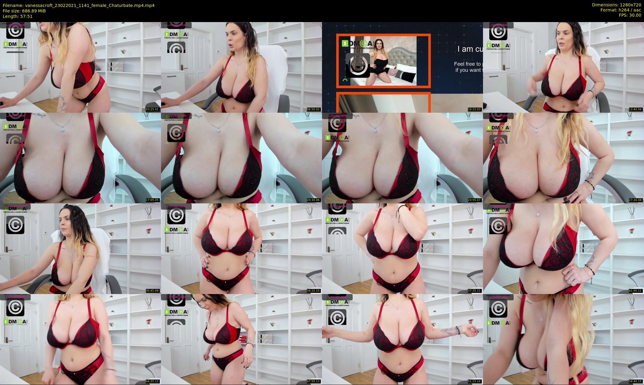 vanessacroft — 58 minute Chaturbate female cam show recording, 720p, Feb 23, 2021