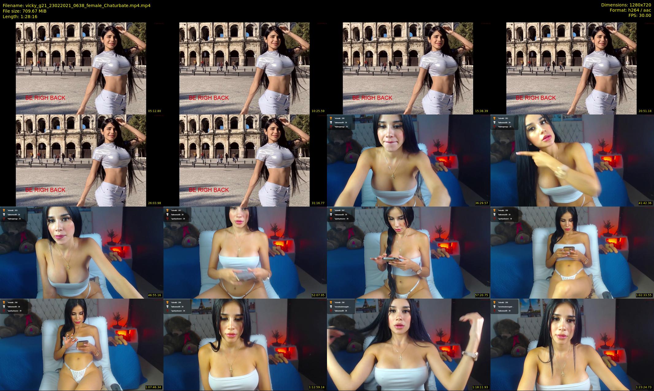 vicky_g21 — 89 minute Chaturbate female cam show recording, 720p, Feb 23, 2021