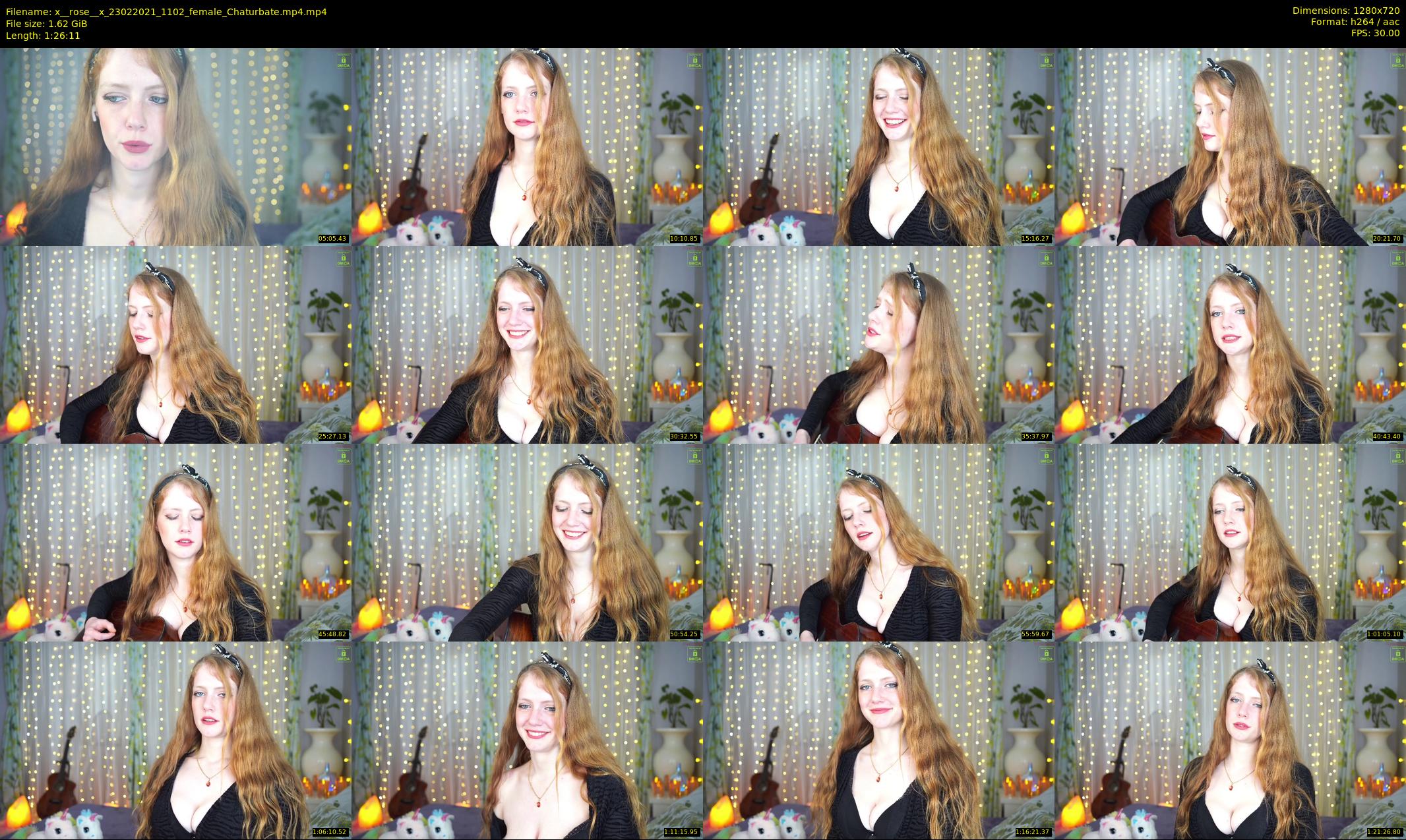 x__rose__x — 87 minute Chaturbate female cam show recording, 720p, Feb 23, 2021
